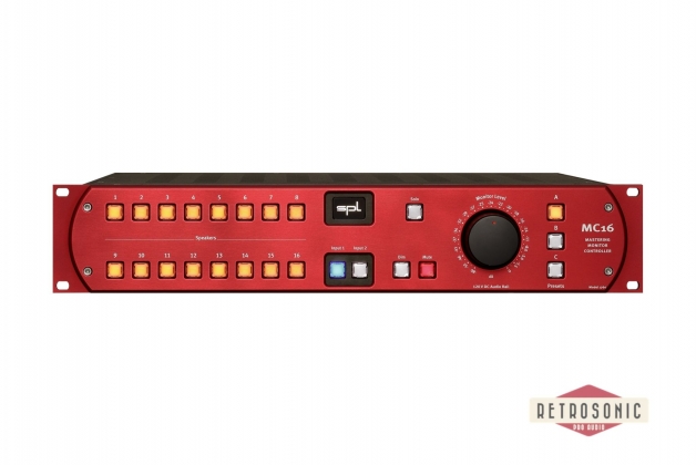 retrosonic - SPL MC16 Mastering Monitor Controller Red