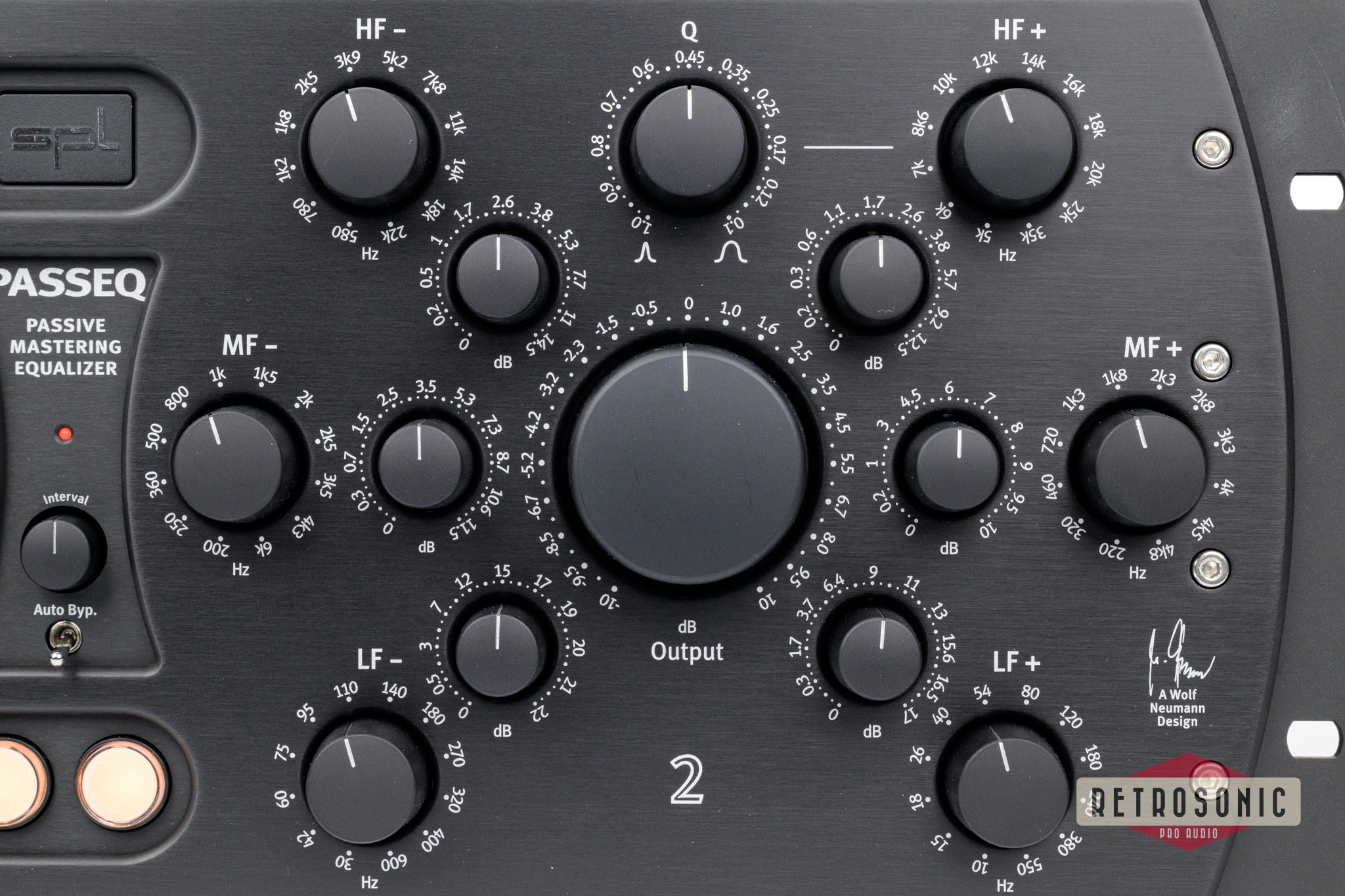 SPL Passeq Mastering Equalizer All Black