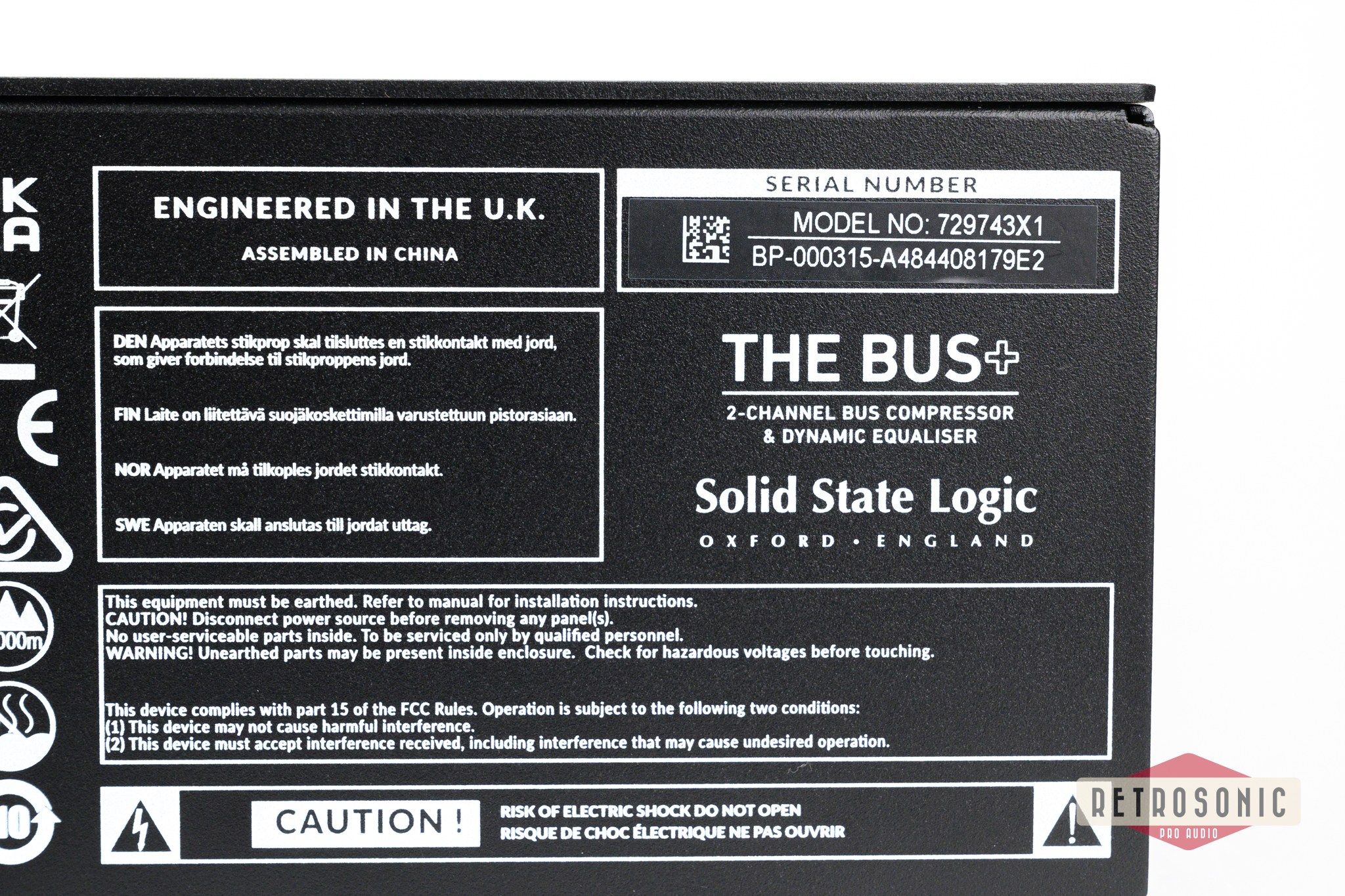 SSL BUS+ Bus compressor