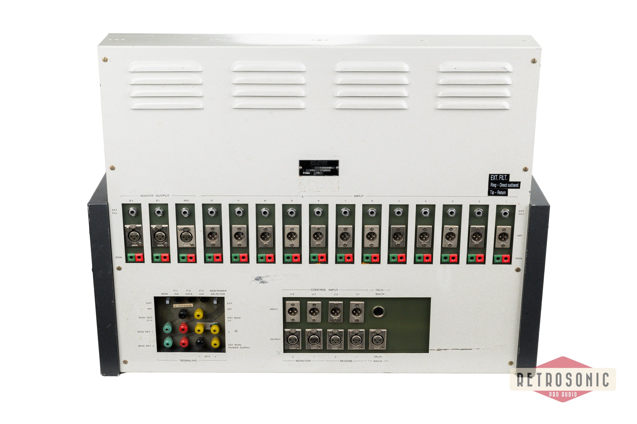 Studer 089 MK1 12/2 Analog Mixing Console