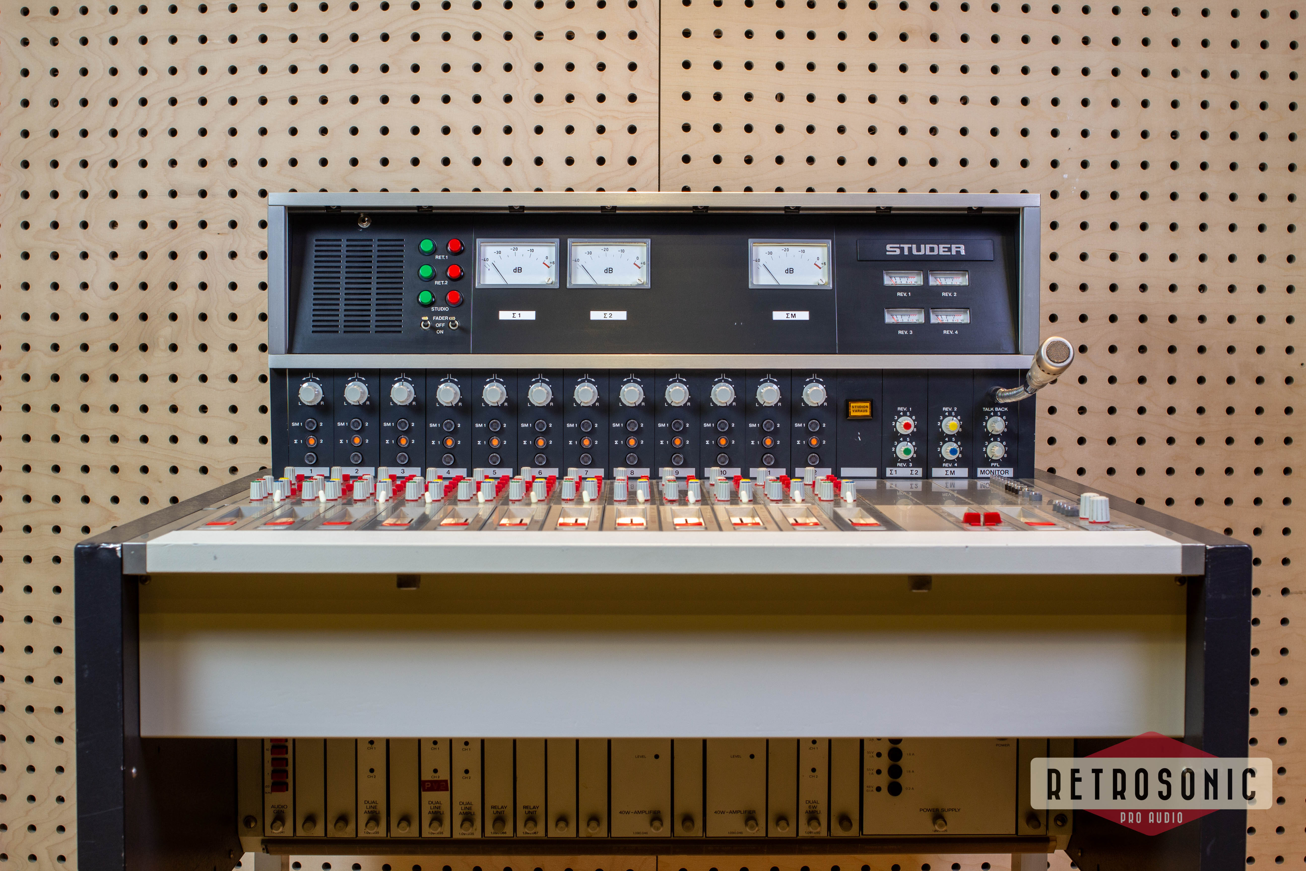 Studer 089 MK3 12/2 Vintage 60´s Mixing Console