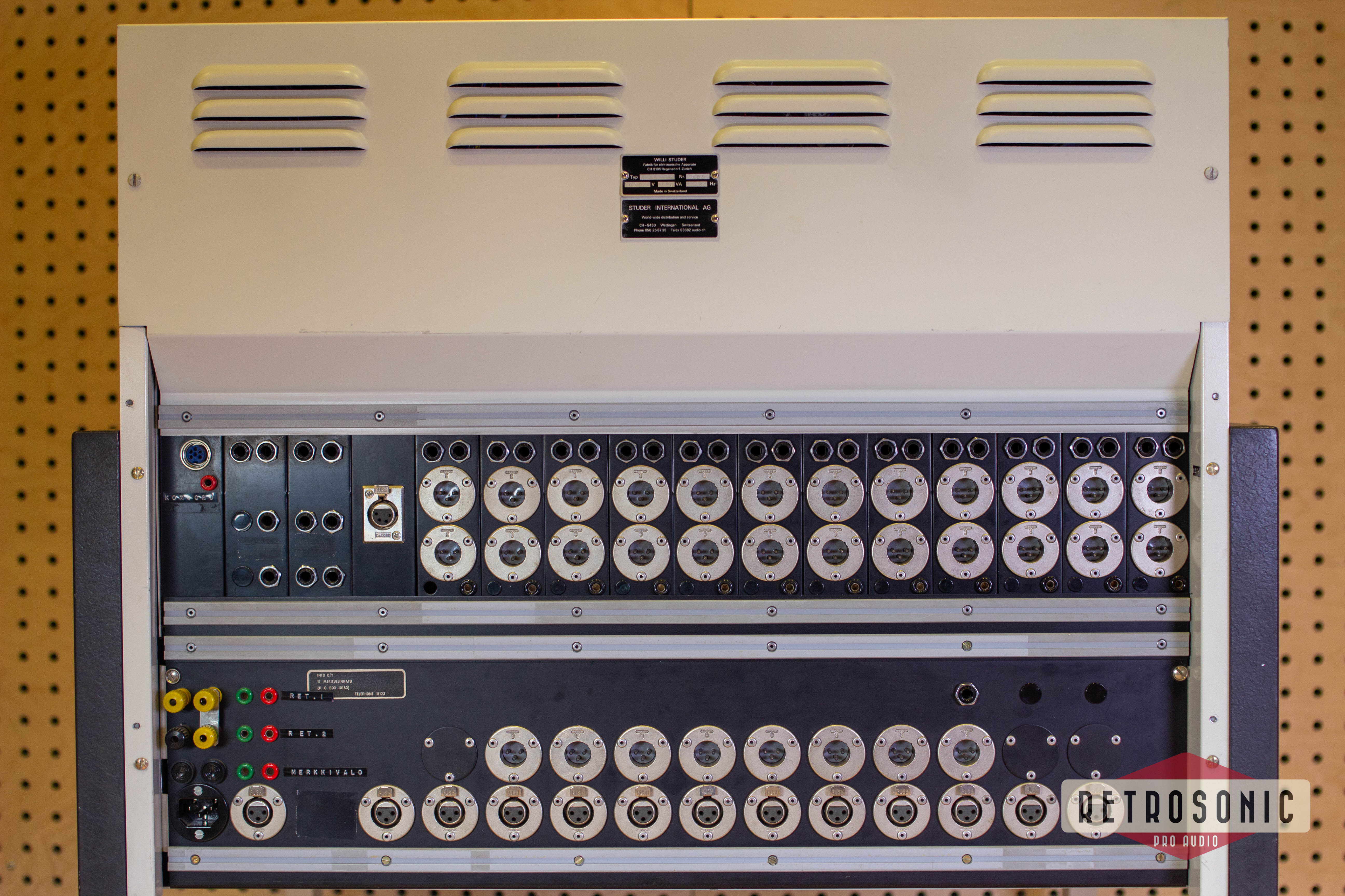 Studer 089 MK3 12/2 Vintage 60´s Mixing Console