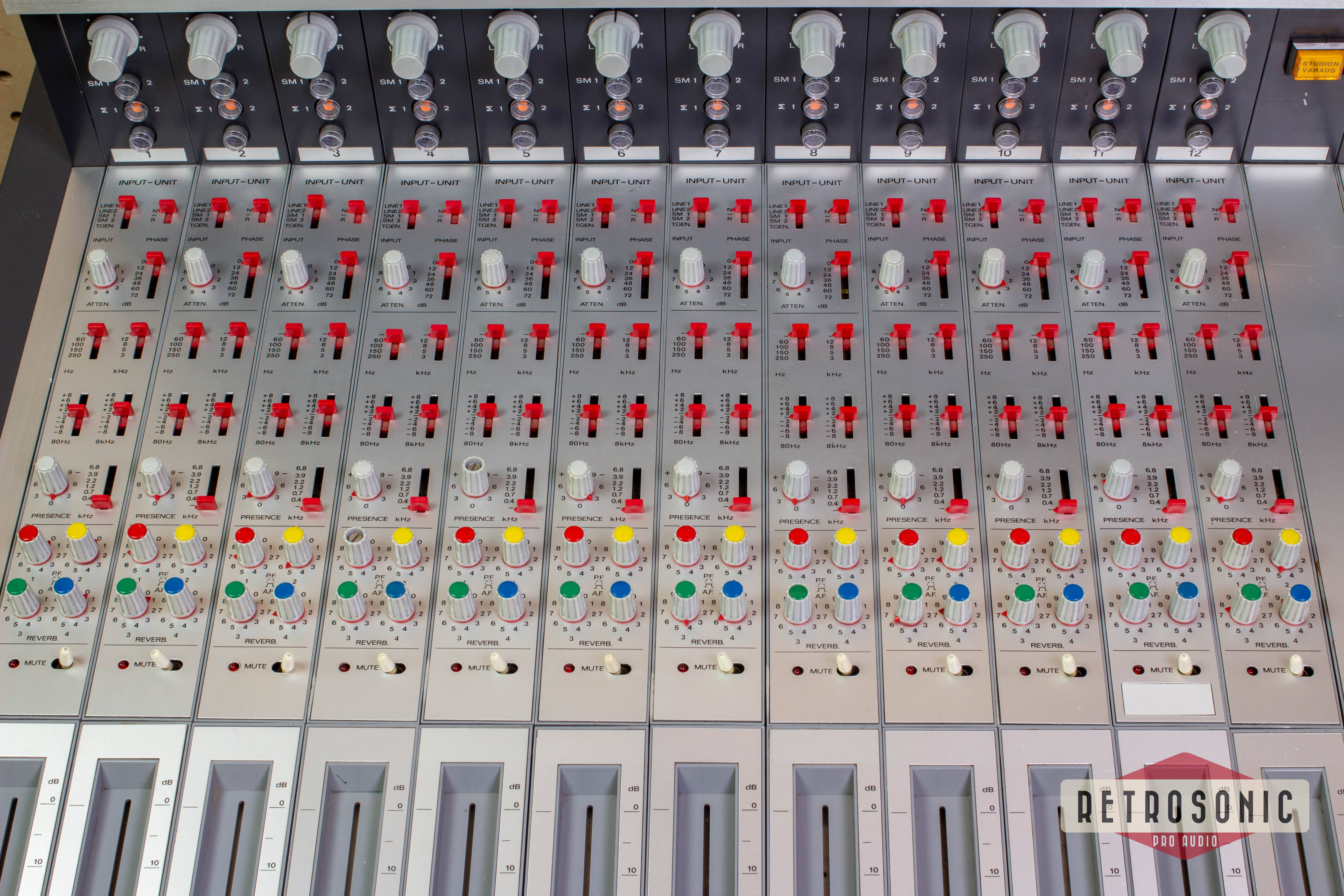 Studer 089 MK3 12/2 Vintage 60´s Mixing Console