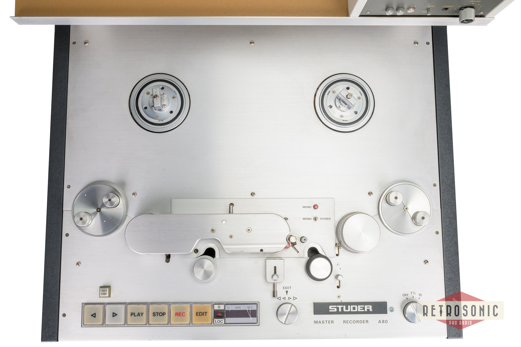 Studer A80-RC Mk II Analog Master Tape Recorder 55 Hours used