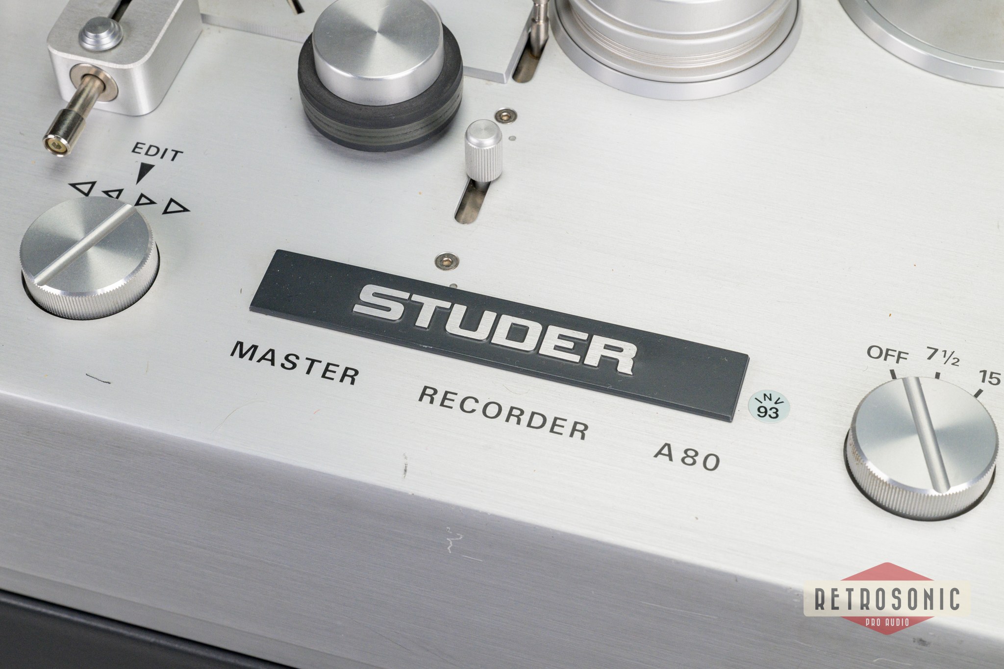 Studer A80-RC Mk II Analog Master Tape Recorder 55 Hours used