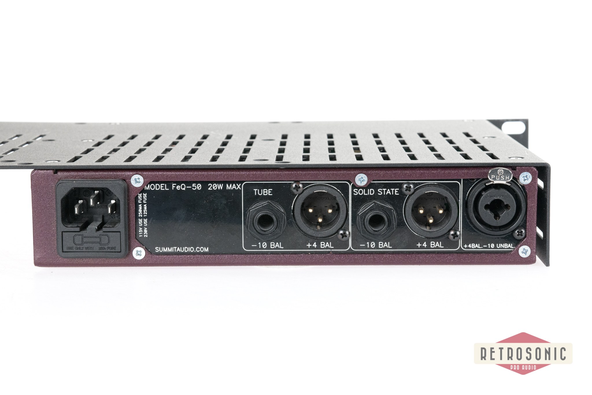 Summit Audio FEQ-50 Dual Path 4-Band Parametric Equalizer