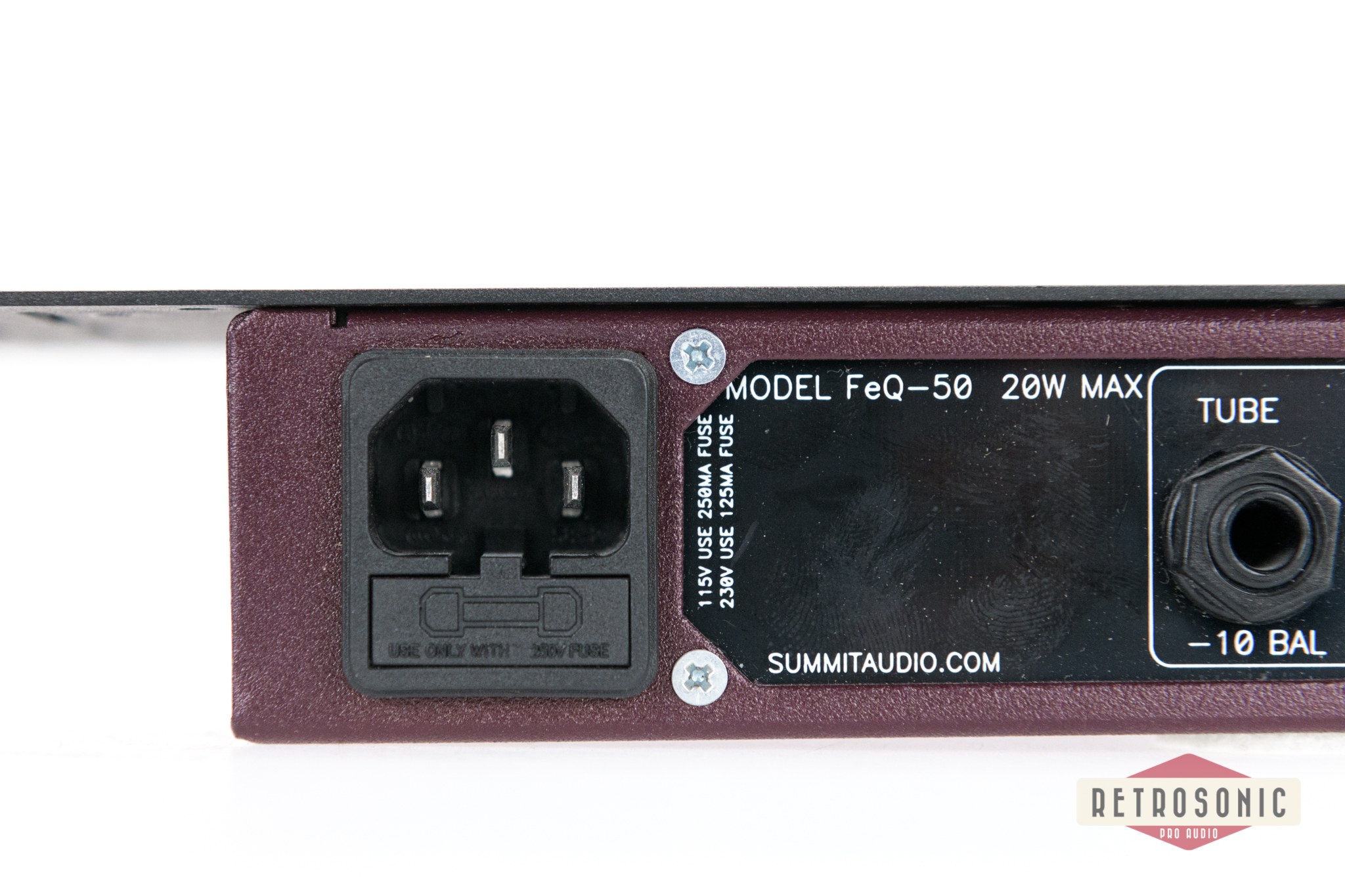 Summit Audio FEQ-50 Dual Path 4-Band Parametric Equalizer