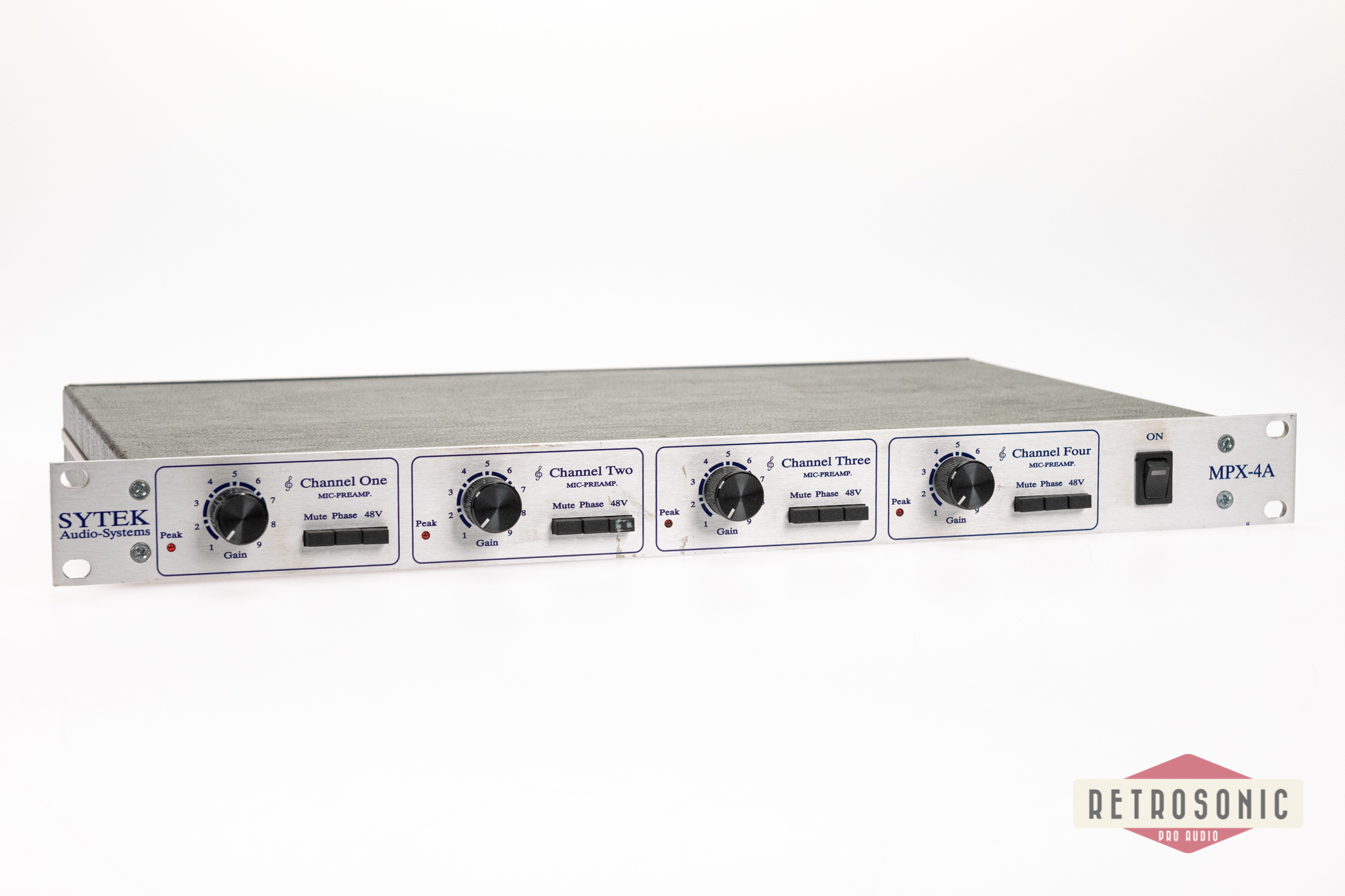 Sytek MPX-4ii 4-Channel Mic Preamp with 2ch Burr-Brown OP-amps