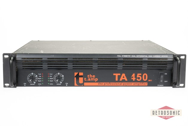 T-Amp TA 450 MK II Dual  Channel Amplifier