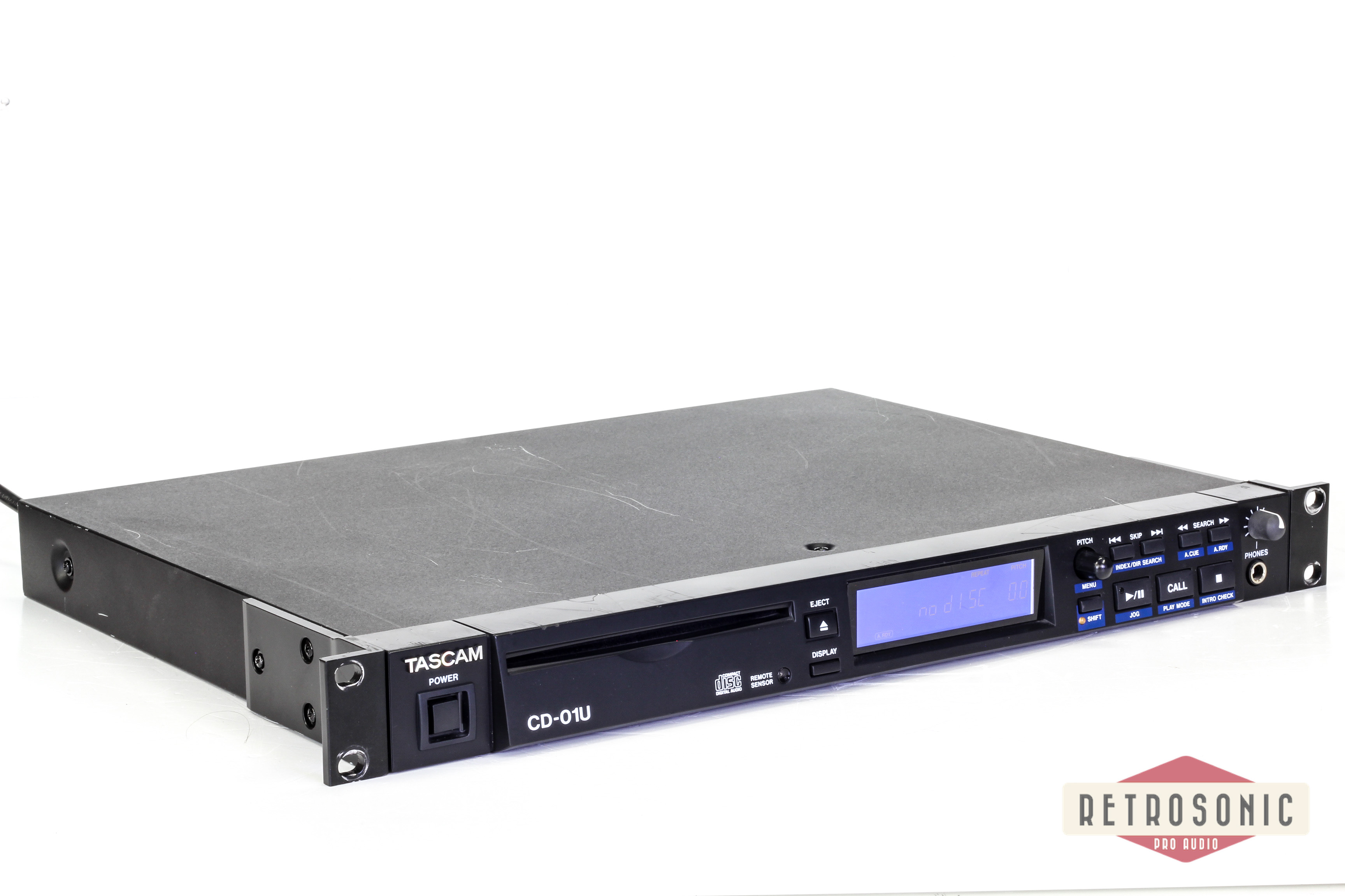 Tascam CD01U CD-player, 1Unit 19-inch Rack #1