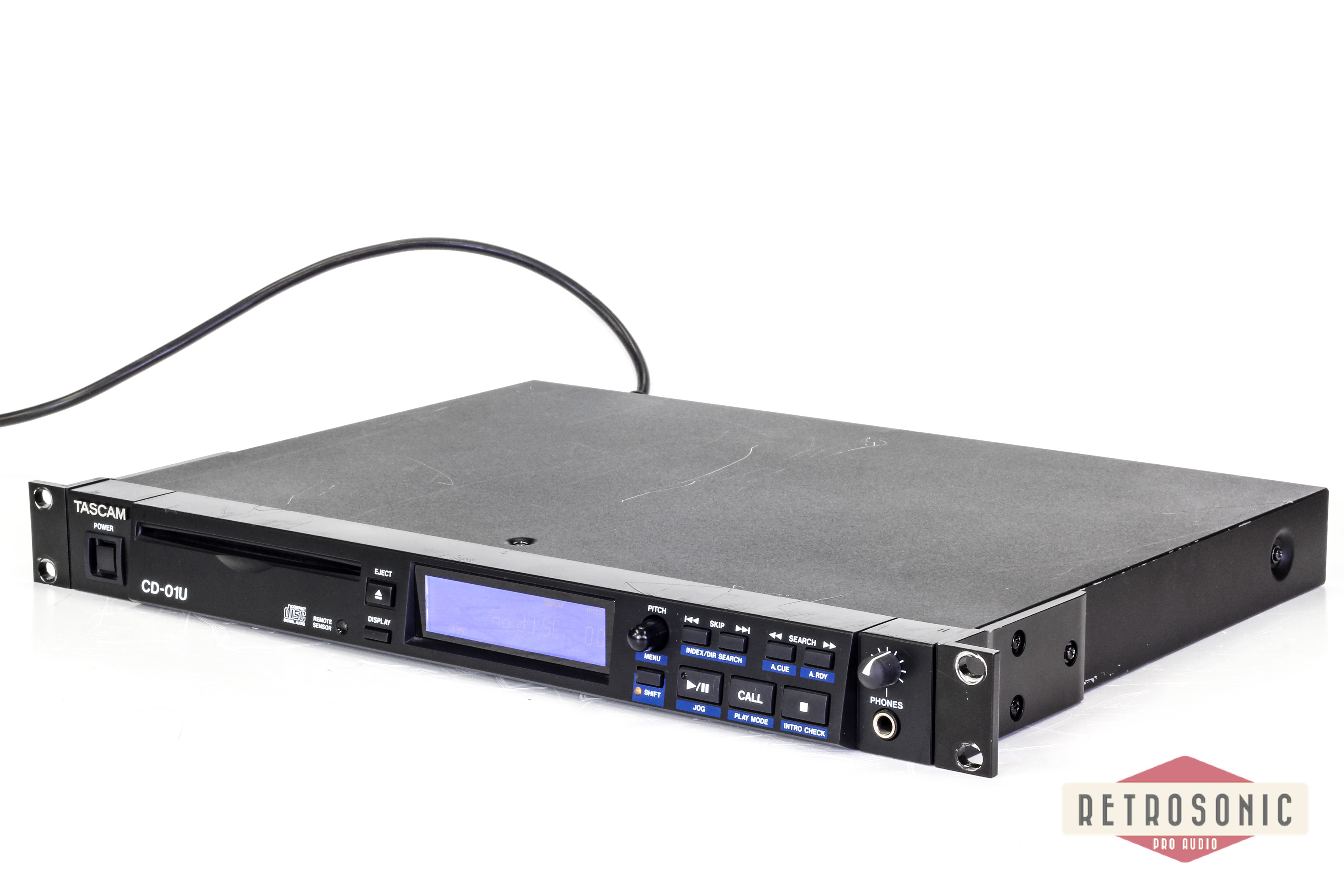 Tascam CD01U CD-player, 1Unit 19-inch Rack #1