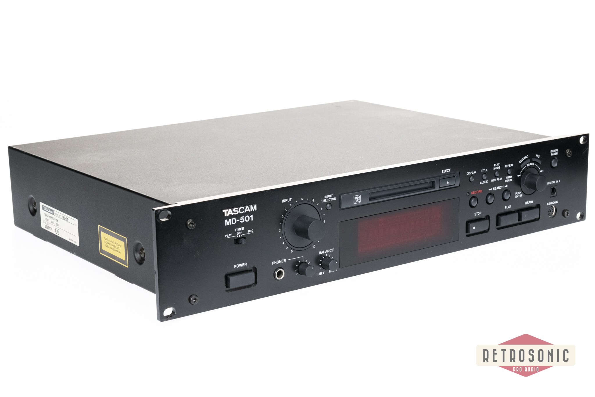 Tascam MD501 Minidisk Recorder/Player #1