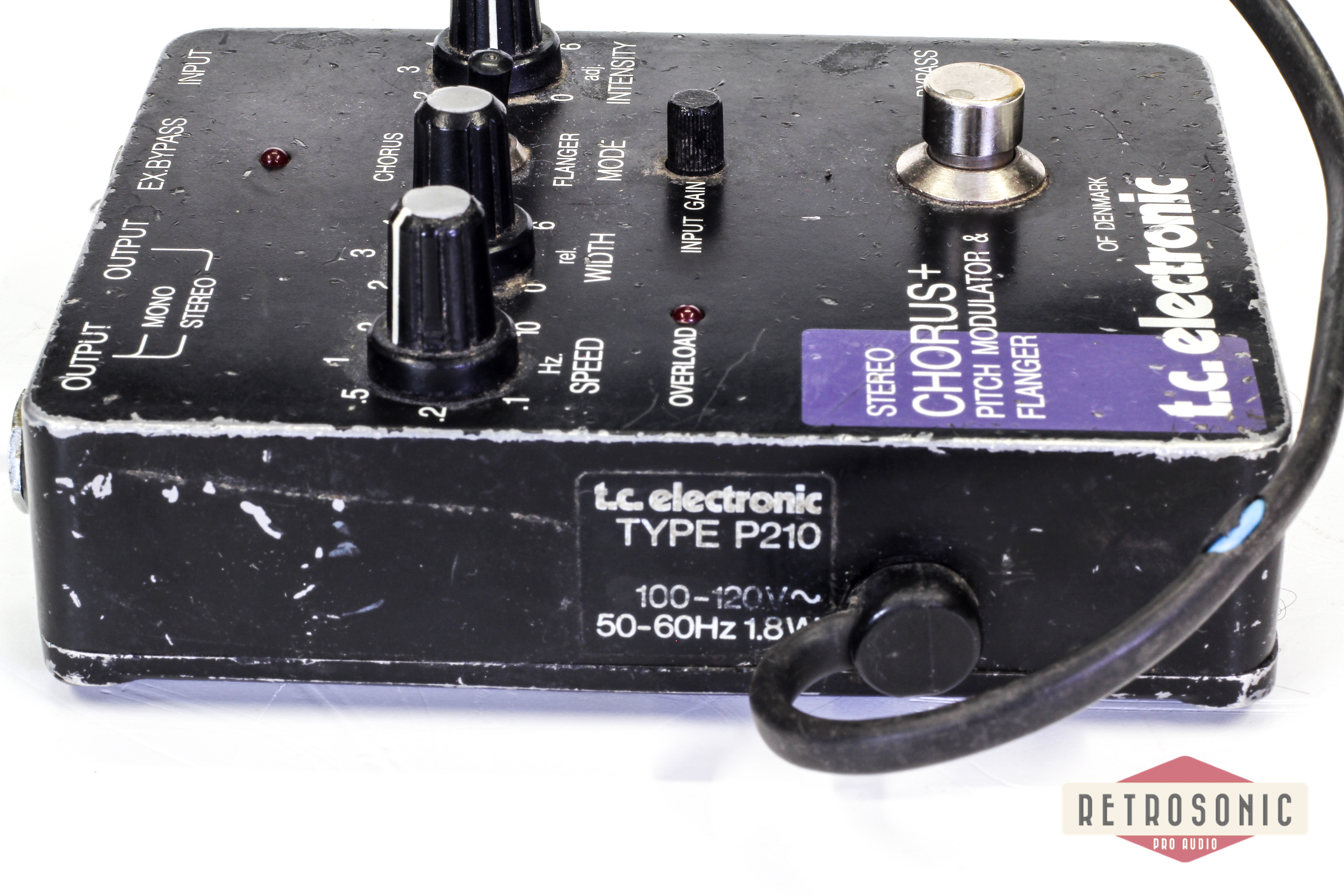 TC electronic Chorus/Flanger pedal. Original 80s.