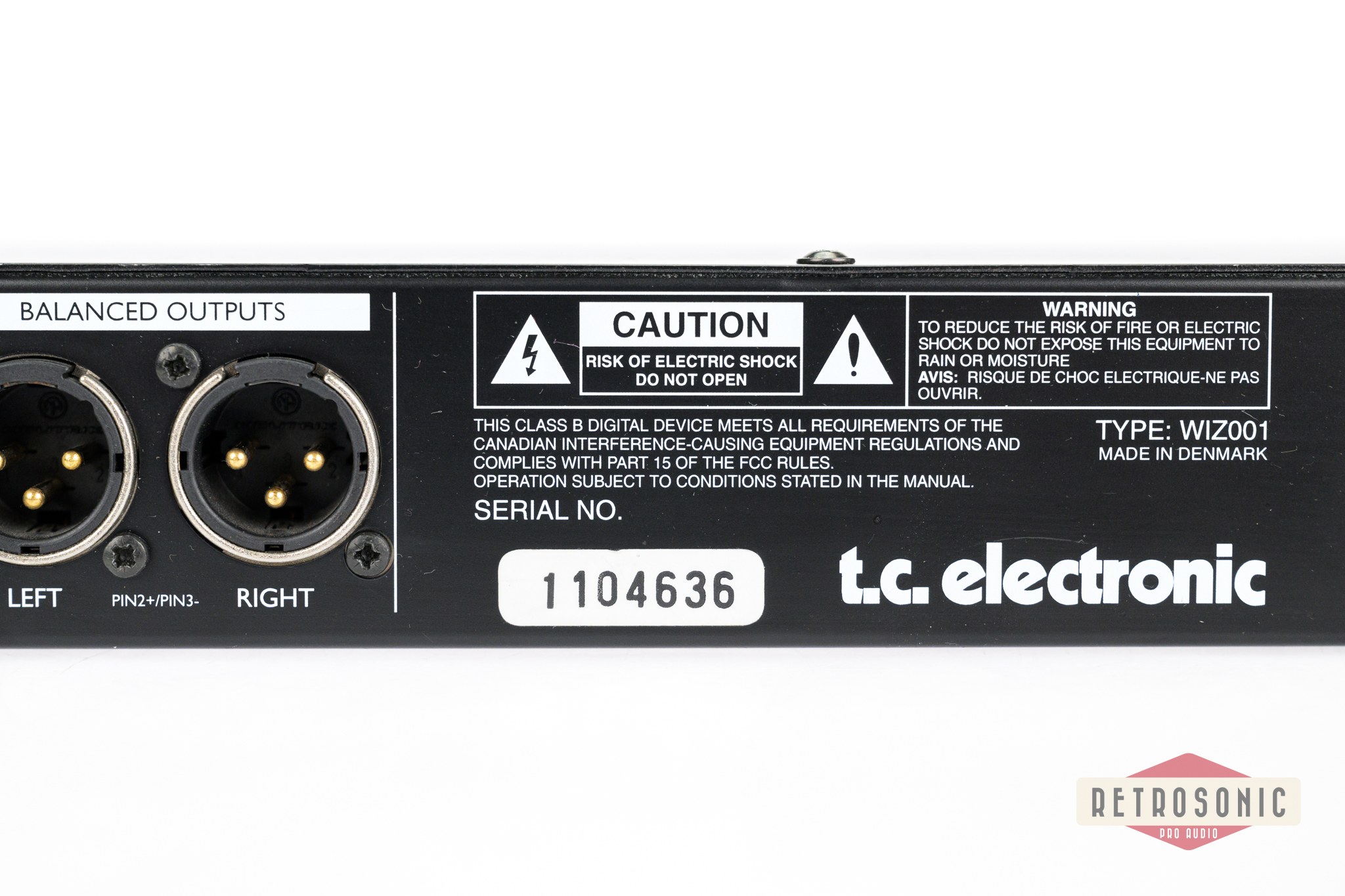 TC Electronic M2000 Multi-Effect Unit. Screen issue.