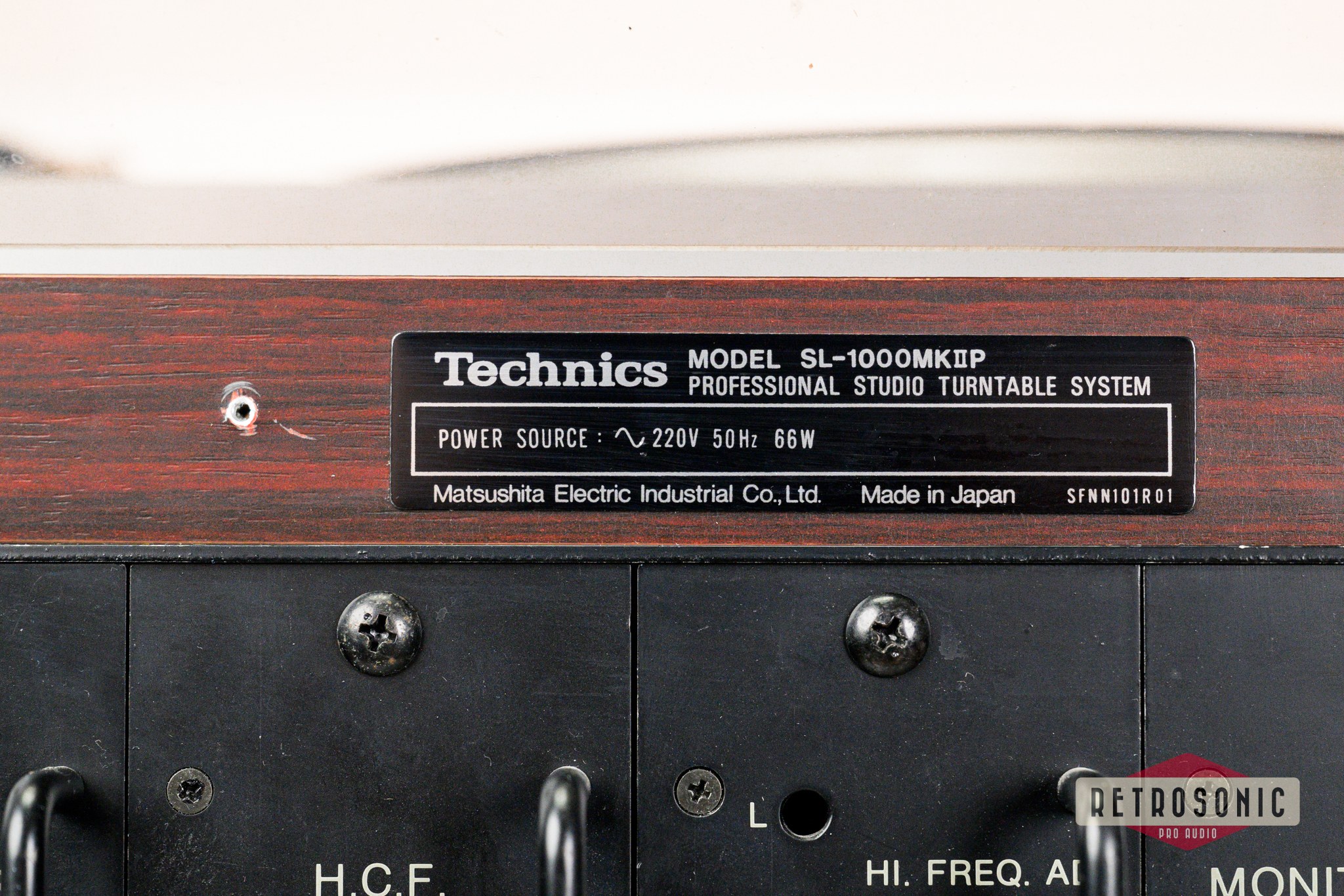 Technics SL-1000MK II P Professional Turntable