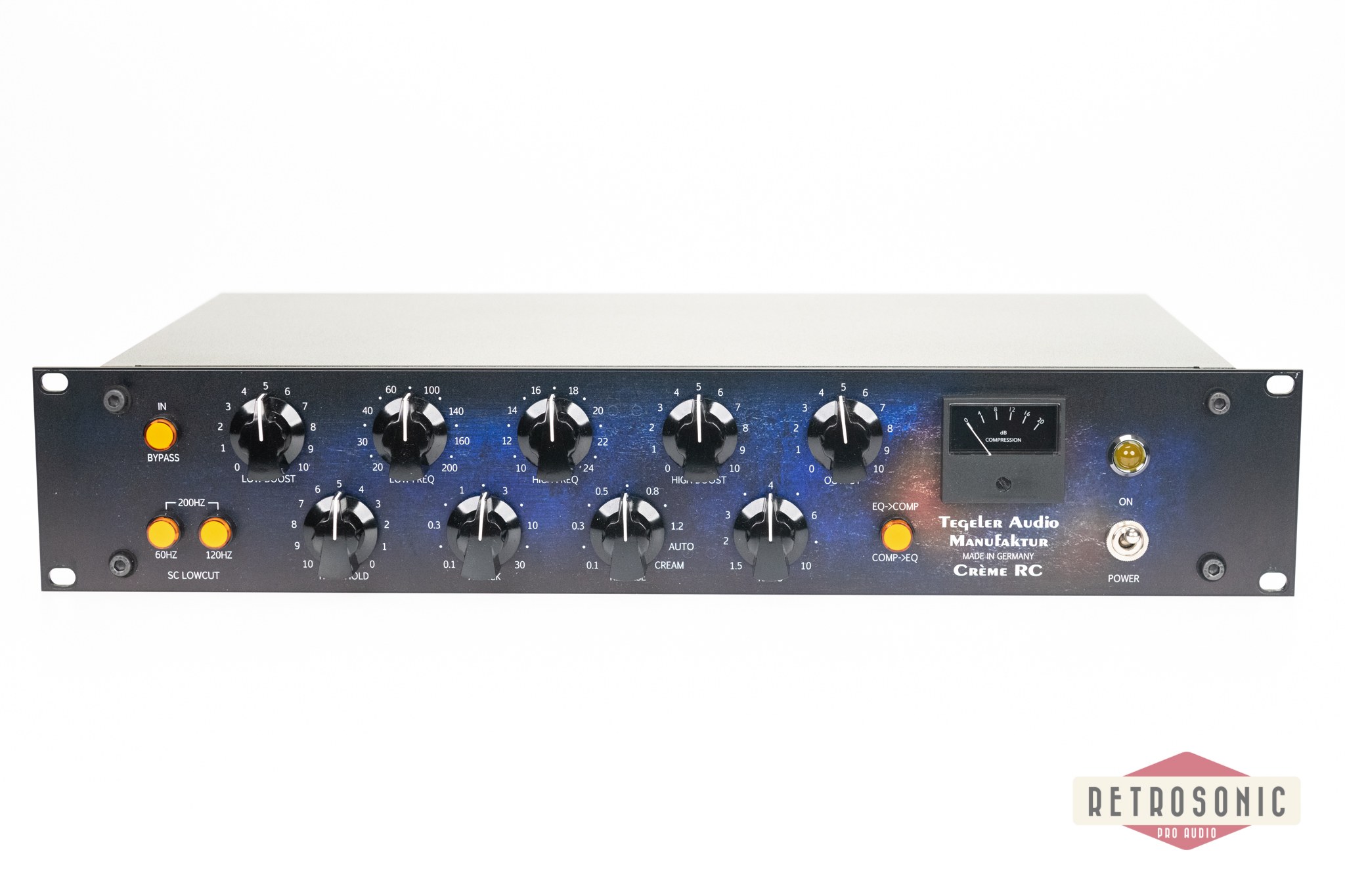 Tegeler Audio Creme RC Bus Compressor and Mastering Equalizer