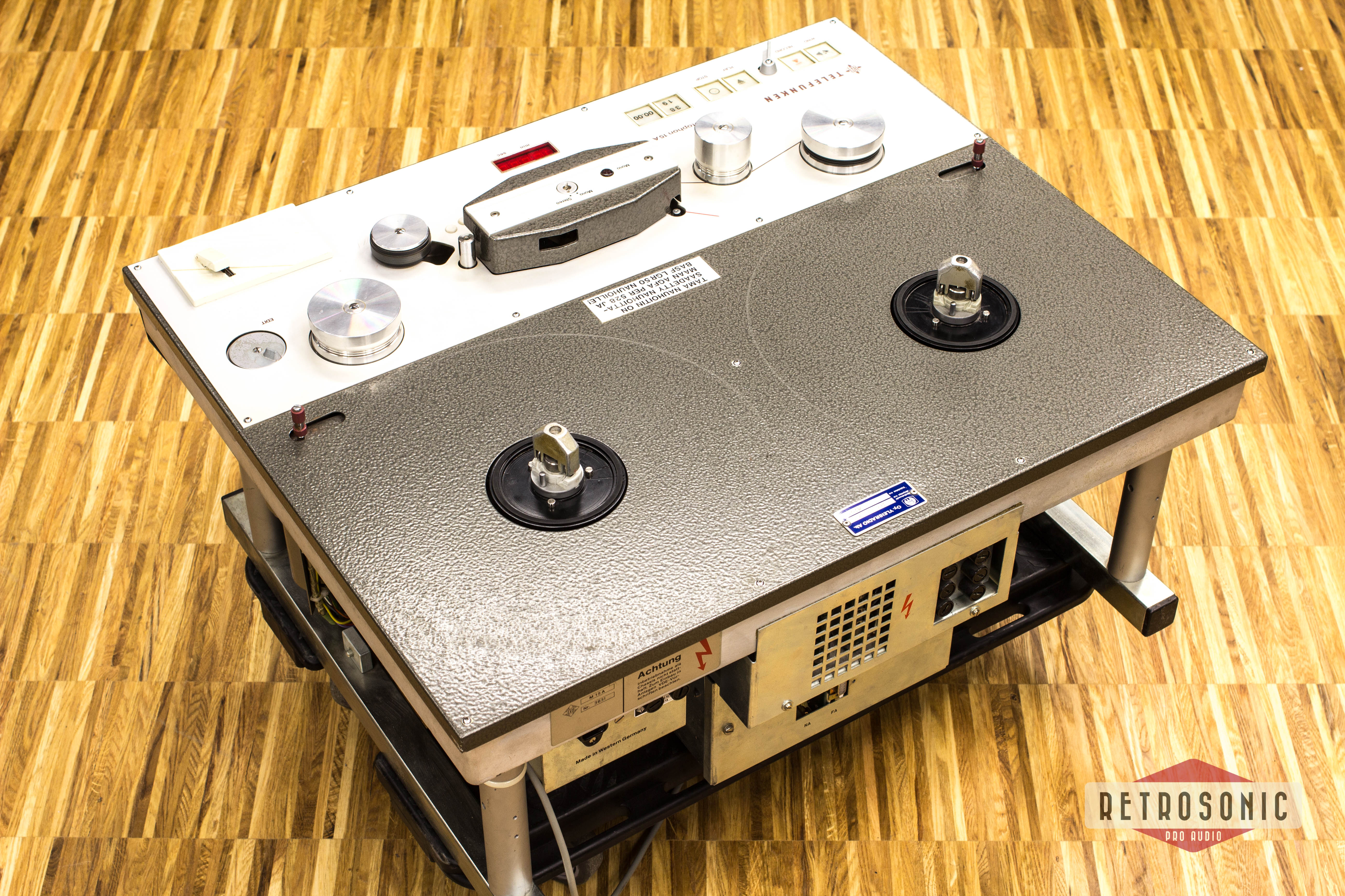 Telefunken M15a 1/4 Inch 2-track Master Tape Recorder