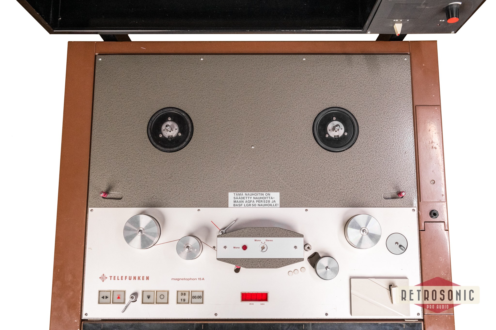 Telefunken M15A 1/4 inch Analog Master Tape recorder