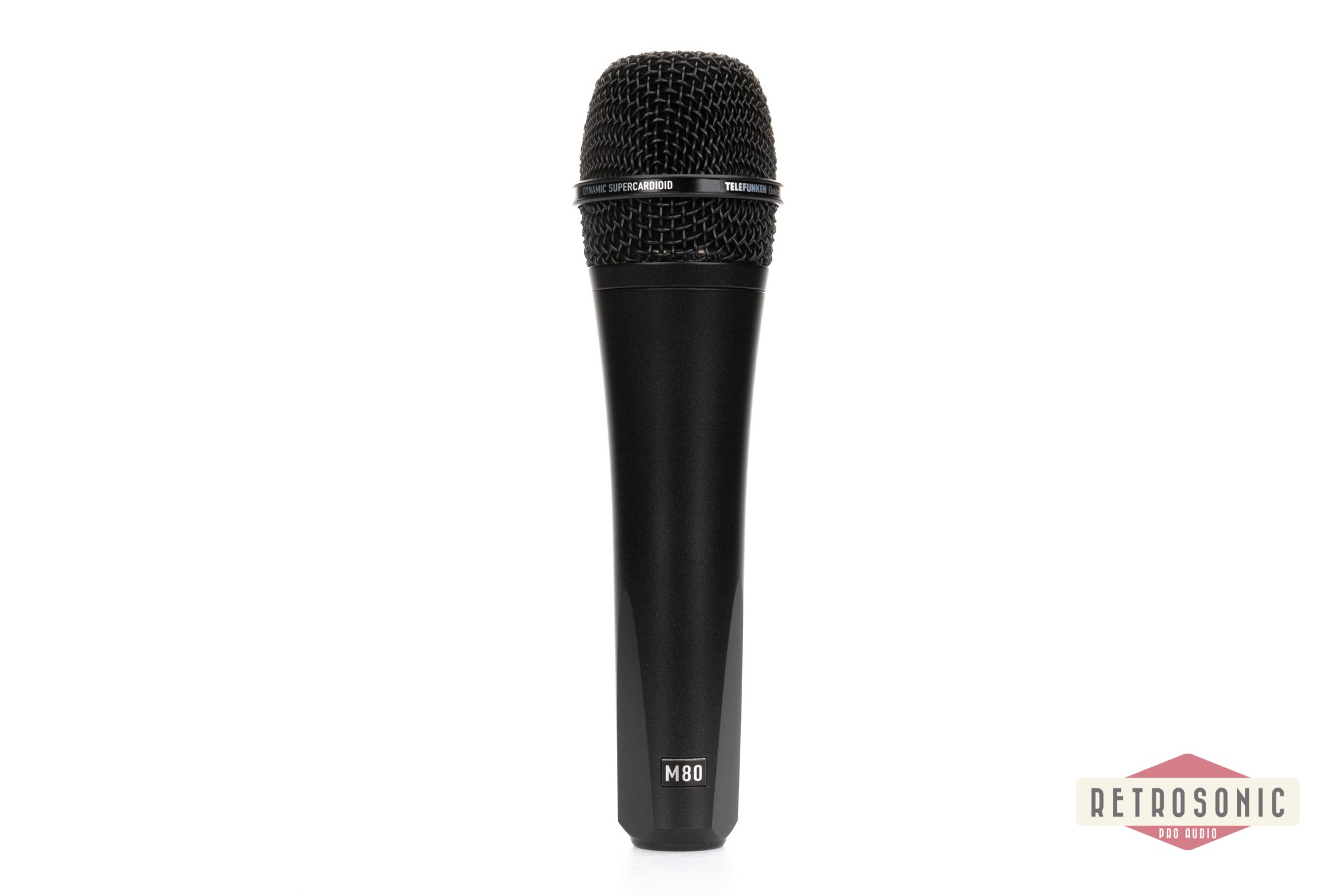 Telefunken M80 Dynamic Microphone Black/Black grille