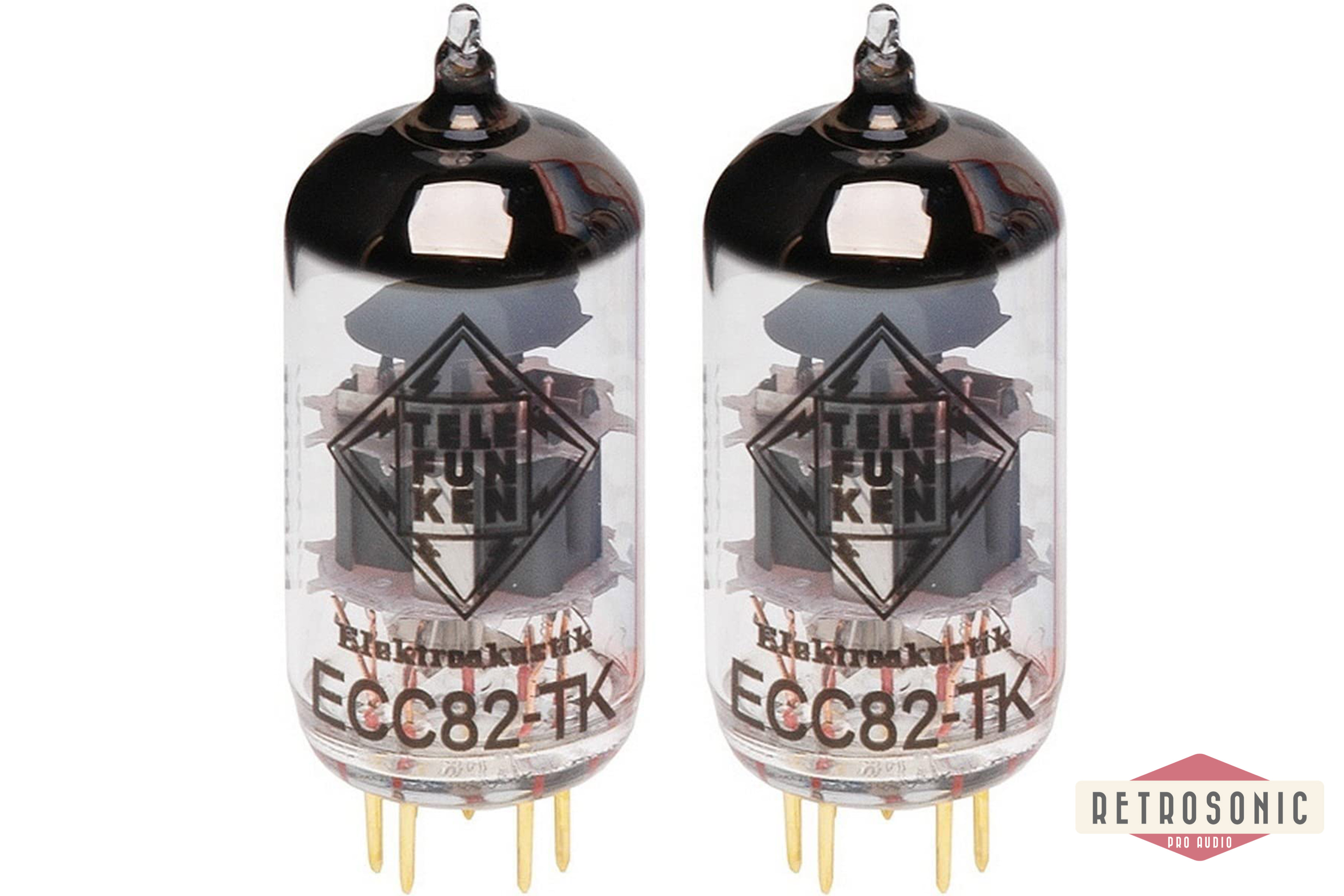 Telefunken Matched pair of ECC82-TK (12AU7)