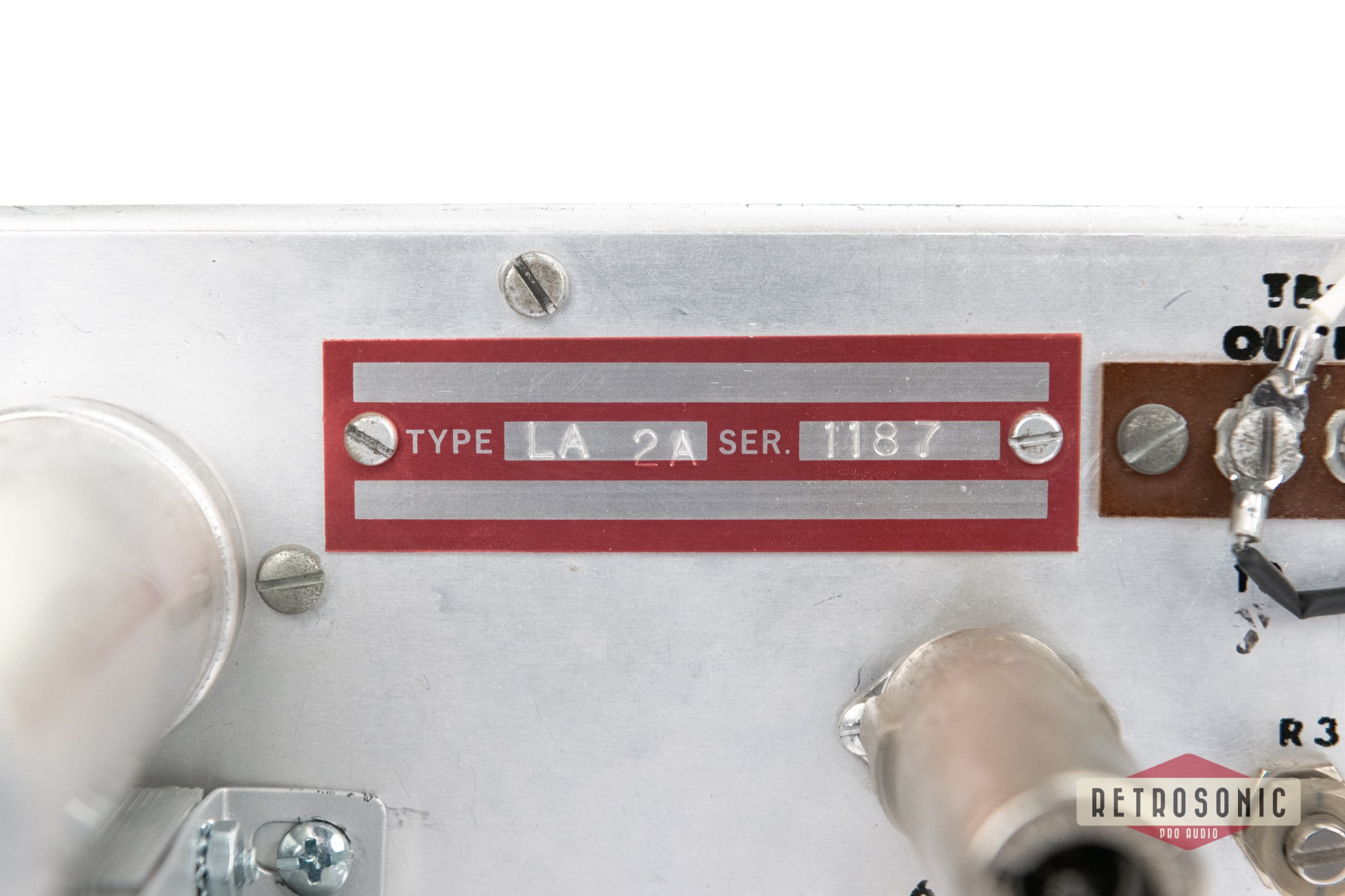 Teletronix LA-2A Leveling Amplifier Revision 2B #1187 Vintage Original 1960s