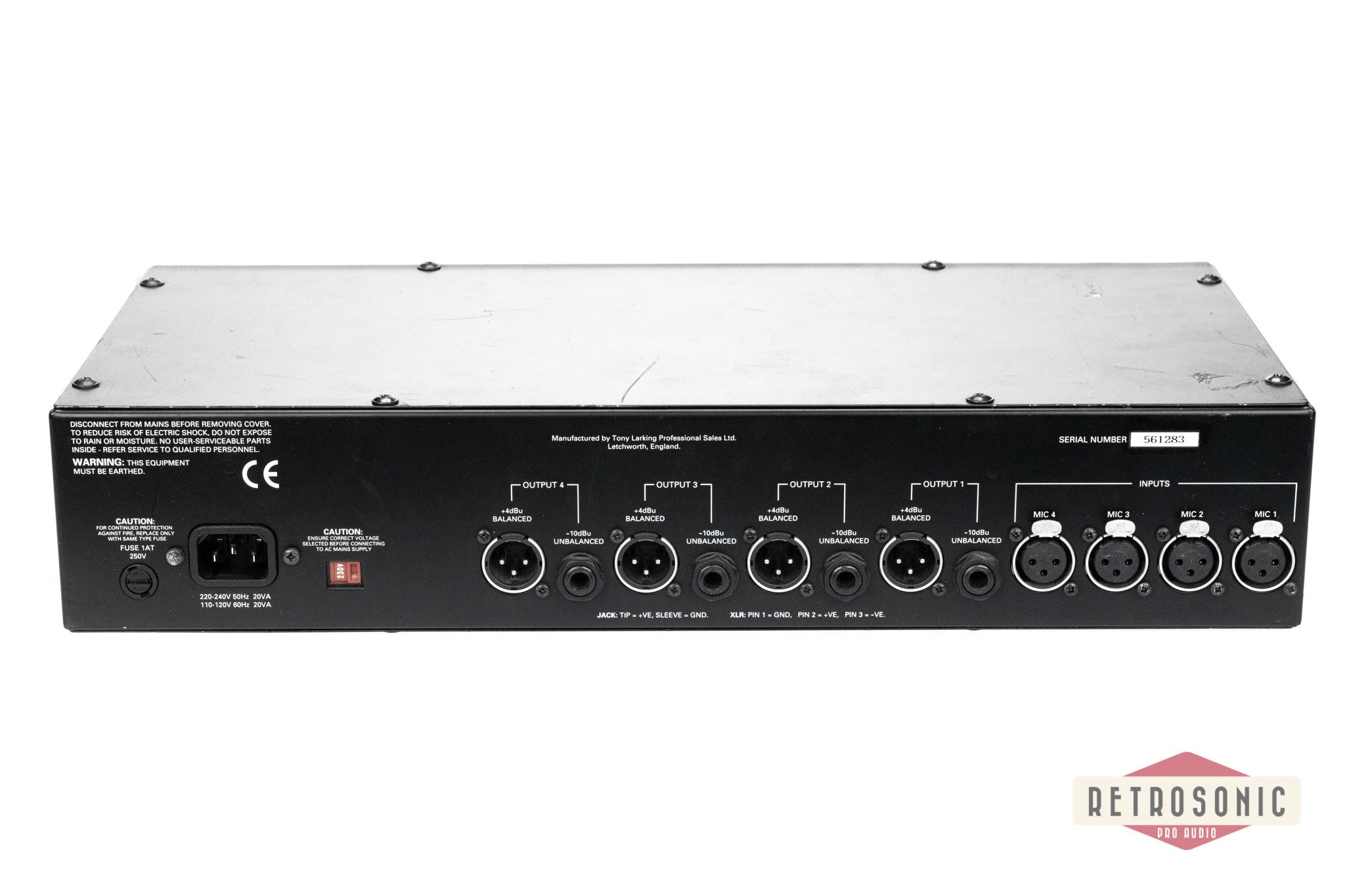 TLA 5001 4-ch Tube Mic Preamp