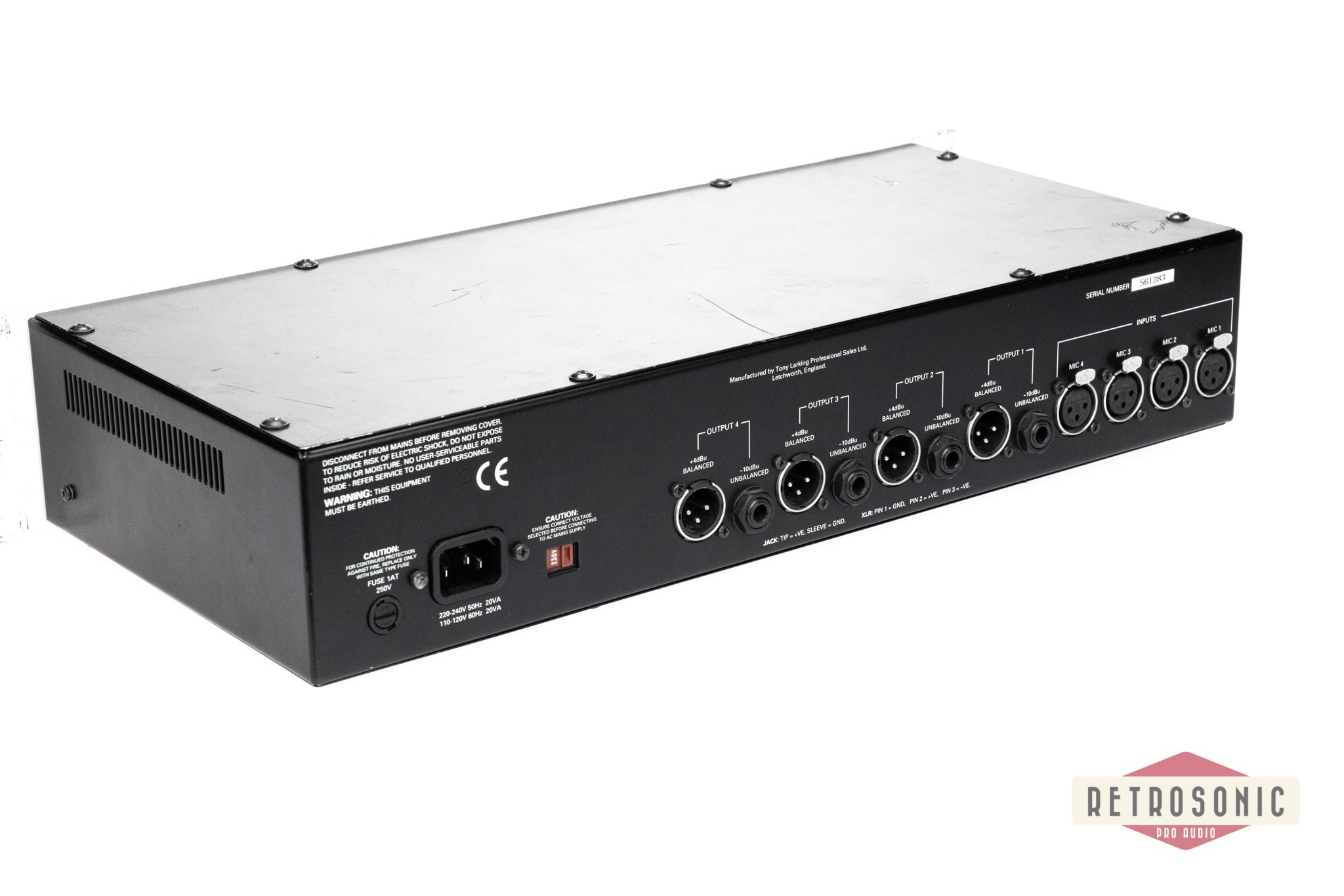 TLA 5001 4-ch Tube Mic Preamp