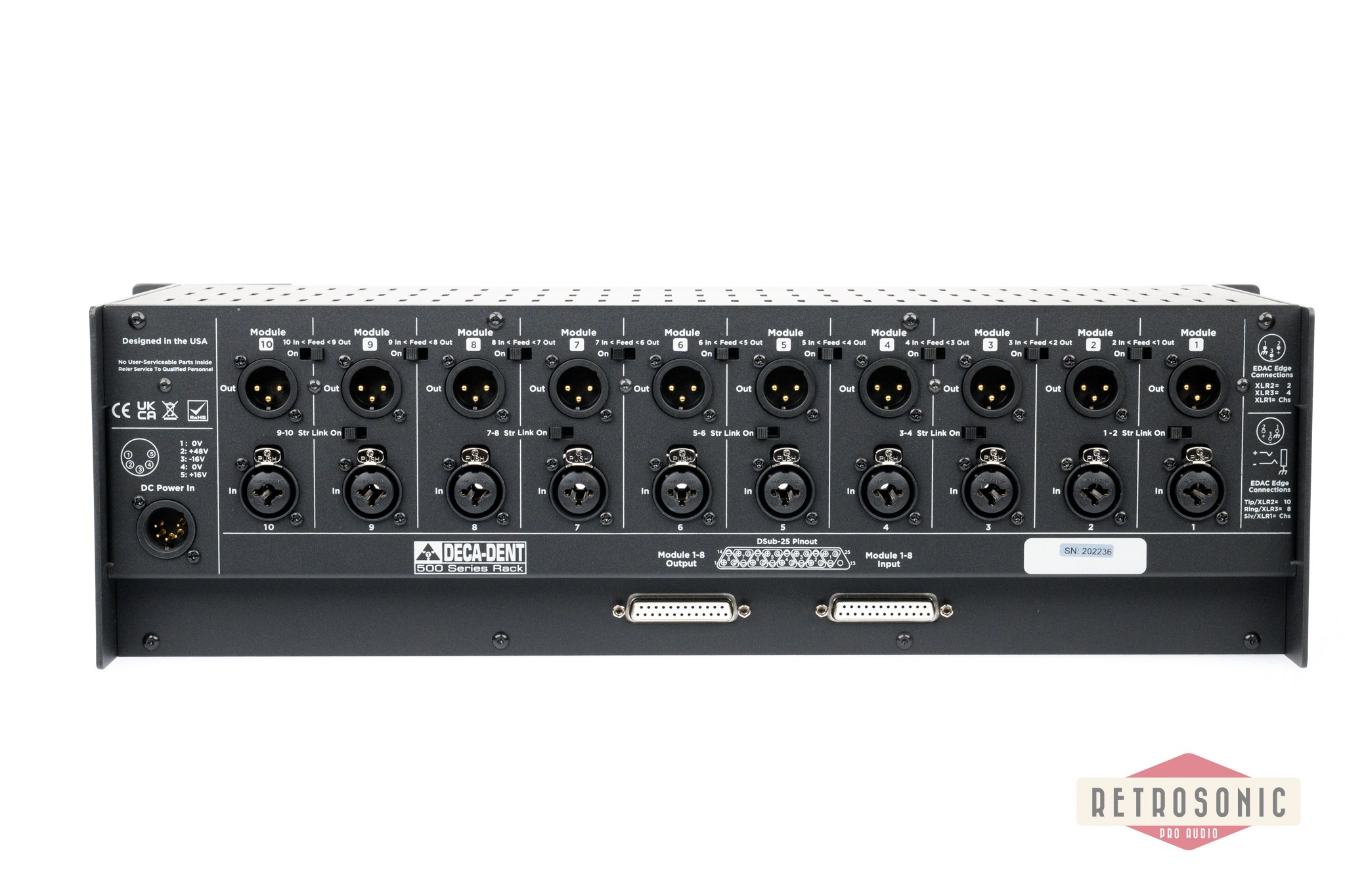 Trident Deca Dent 500 10 Slot Series Chassis