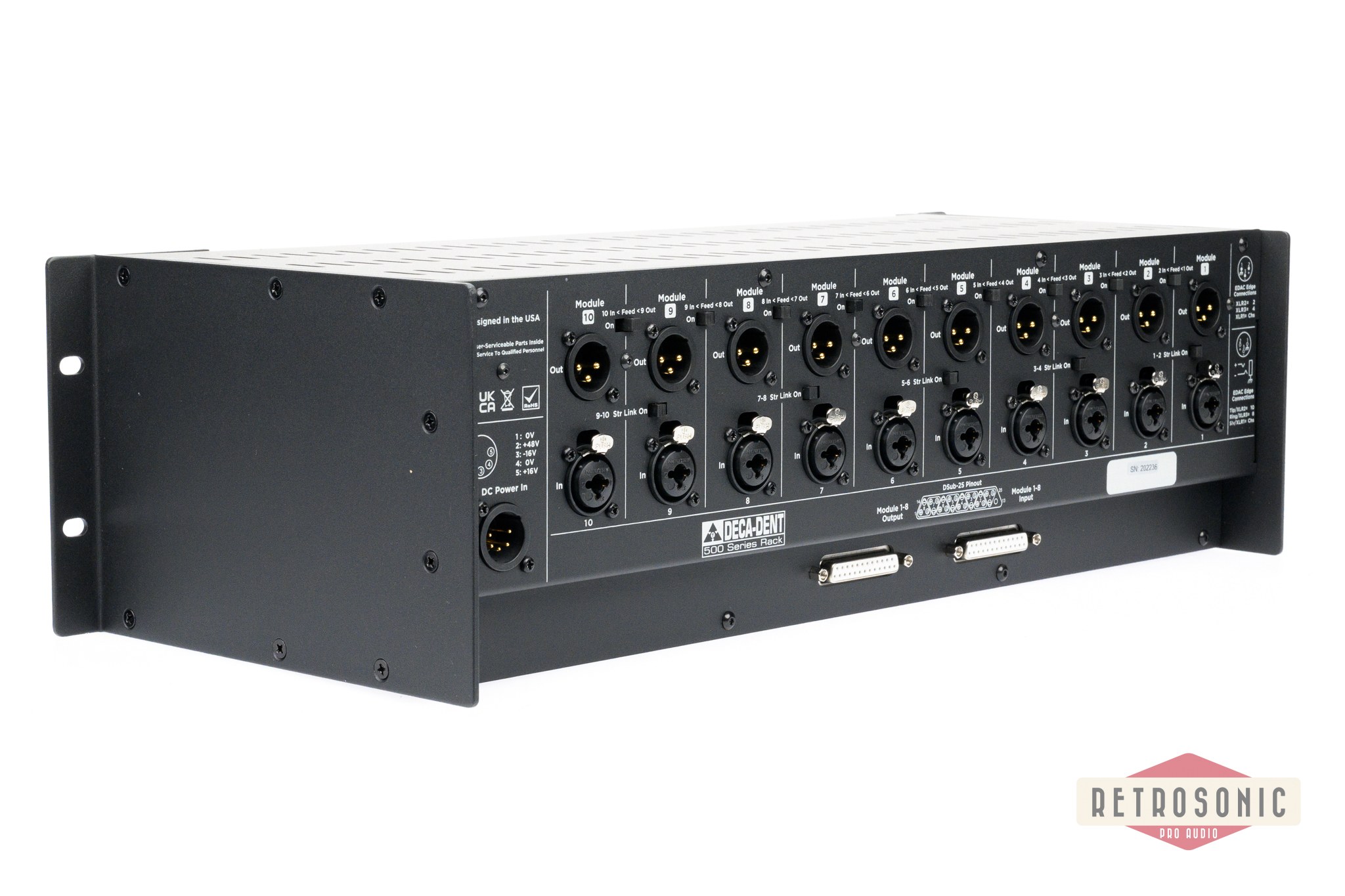 Trident Deca Dent 500 10 Slot Series Chassis