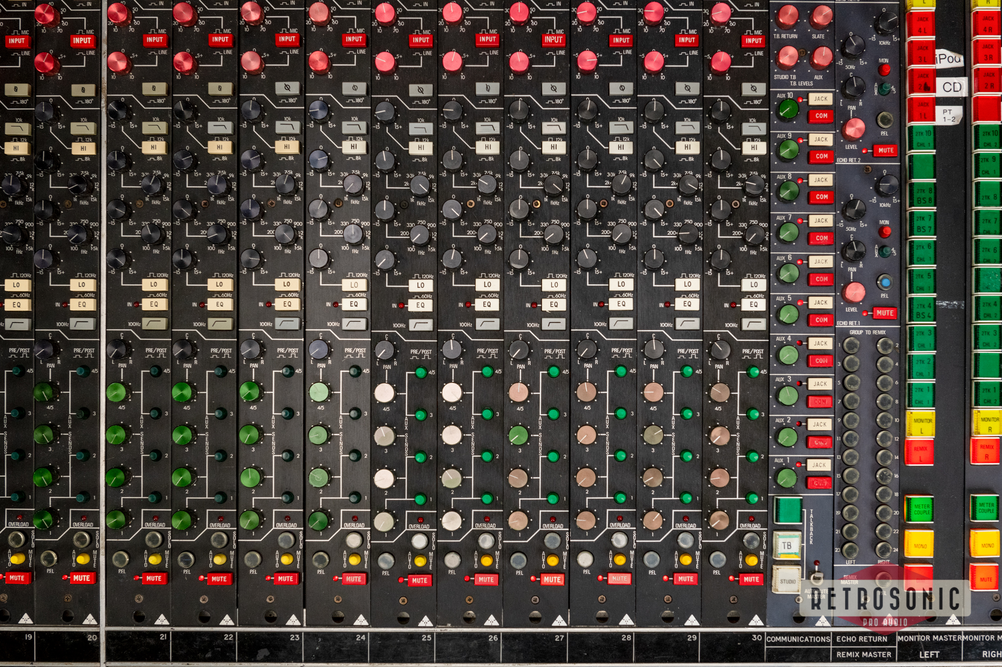 Trident Series 80 LRAB 30/24/2 PB Analog Mixing Console