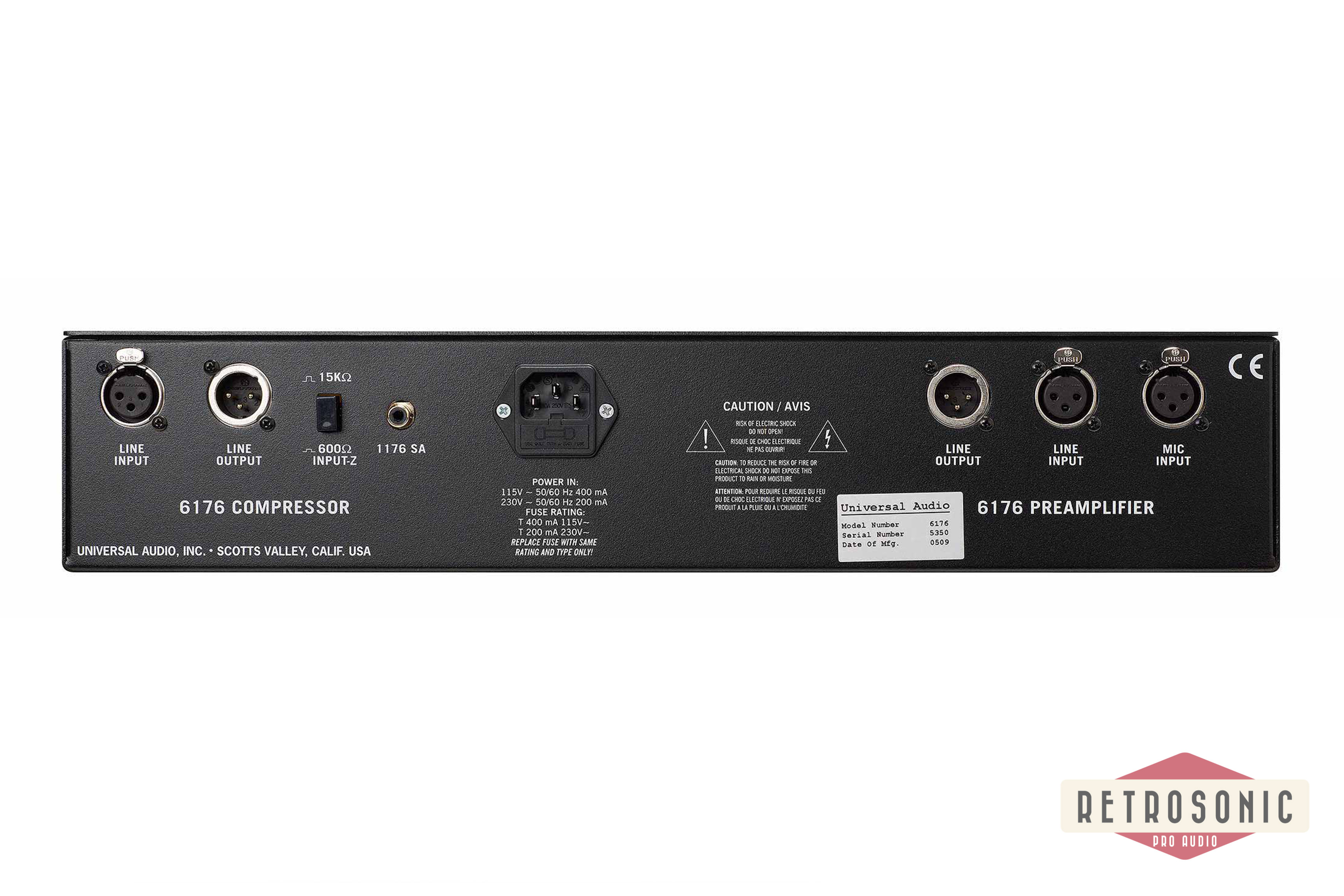 Universal Audio 6176 Vintage Channel Strip