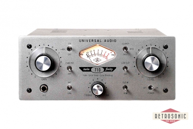Universal Audio 710 Twin Finity 1-ch Tube & Solid State Mic Pre/DI