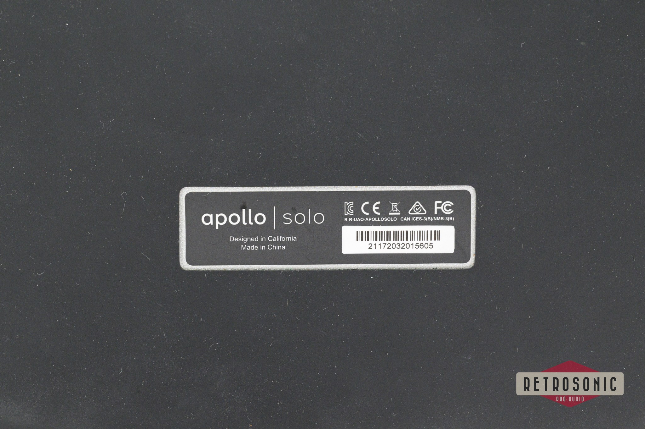Universal Audio Apollo Solo TB3