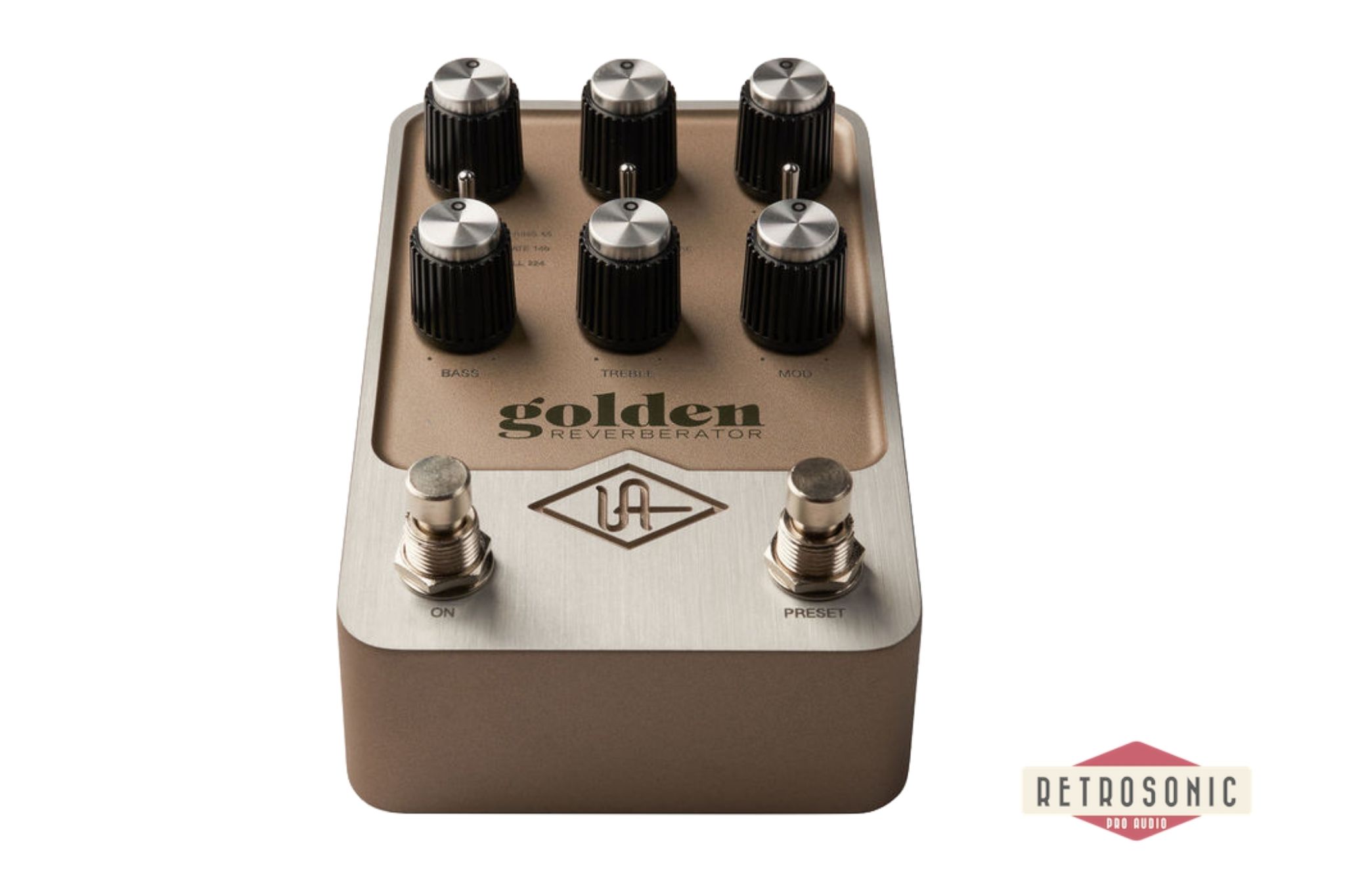 Universal Audio UAFX Golden Reverberator Stereo Effects Pedal