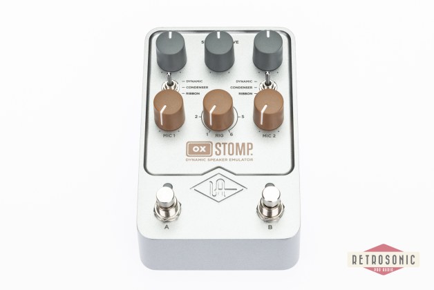 Universal Audio UAFX OX Stomp Dynamic Speaker Emulator Stereo Pedal