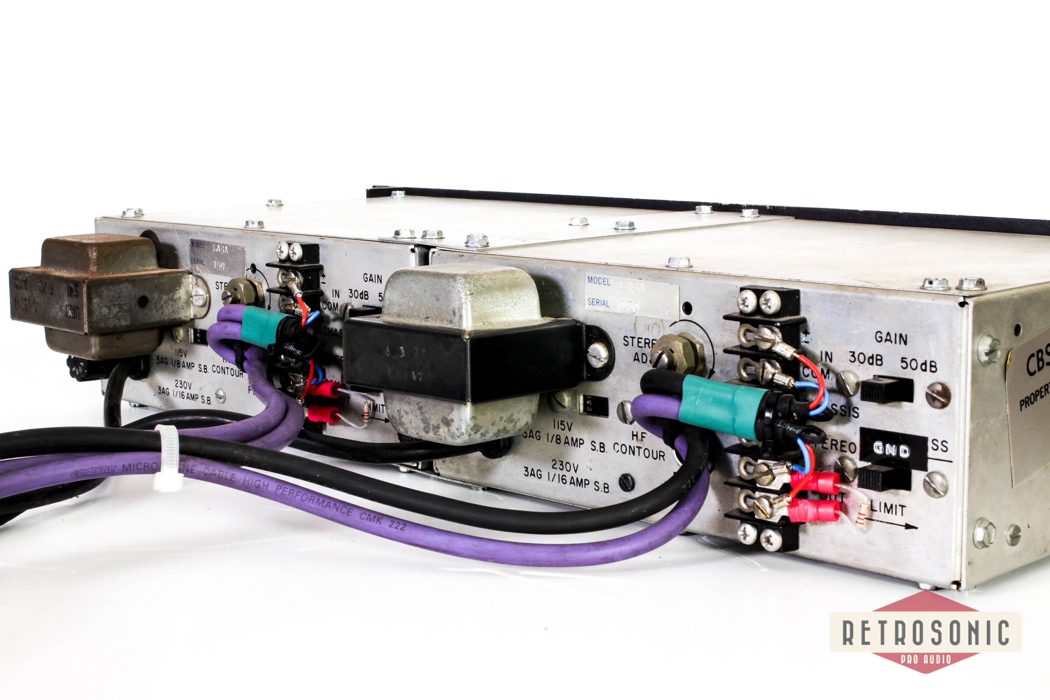 Urei LA3A-compressor limiter pair