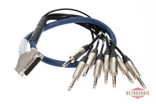Vandamme 268-208-060 Blue Ver 3.1 8-pair multicore DB25-TRS 90cm