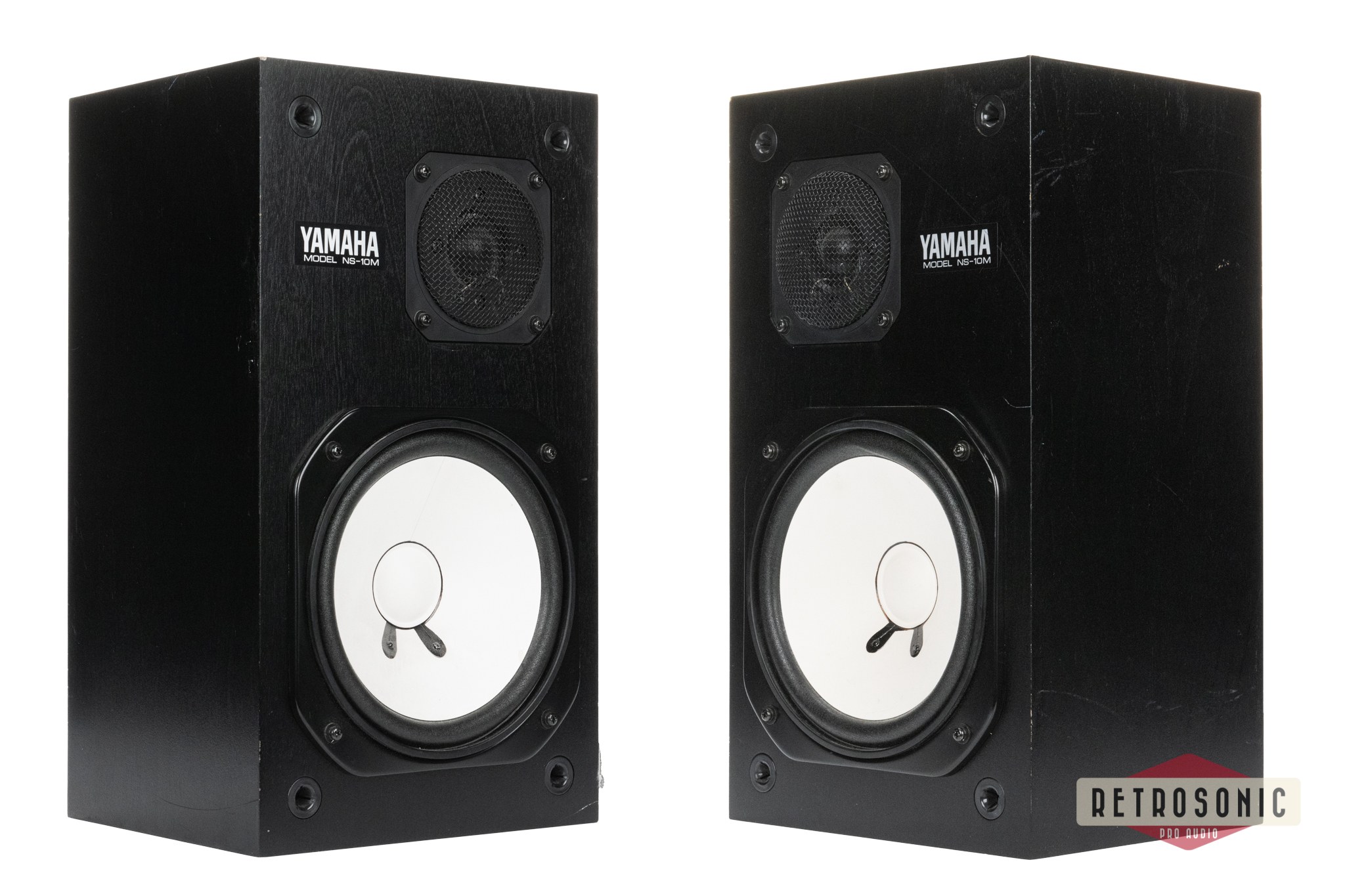 Yamaha NS10M Nearfield Monitor pair with front grilles