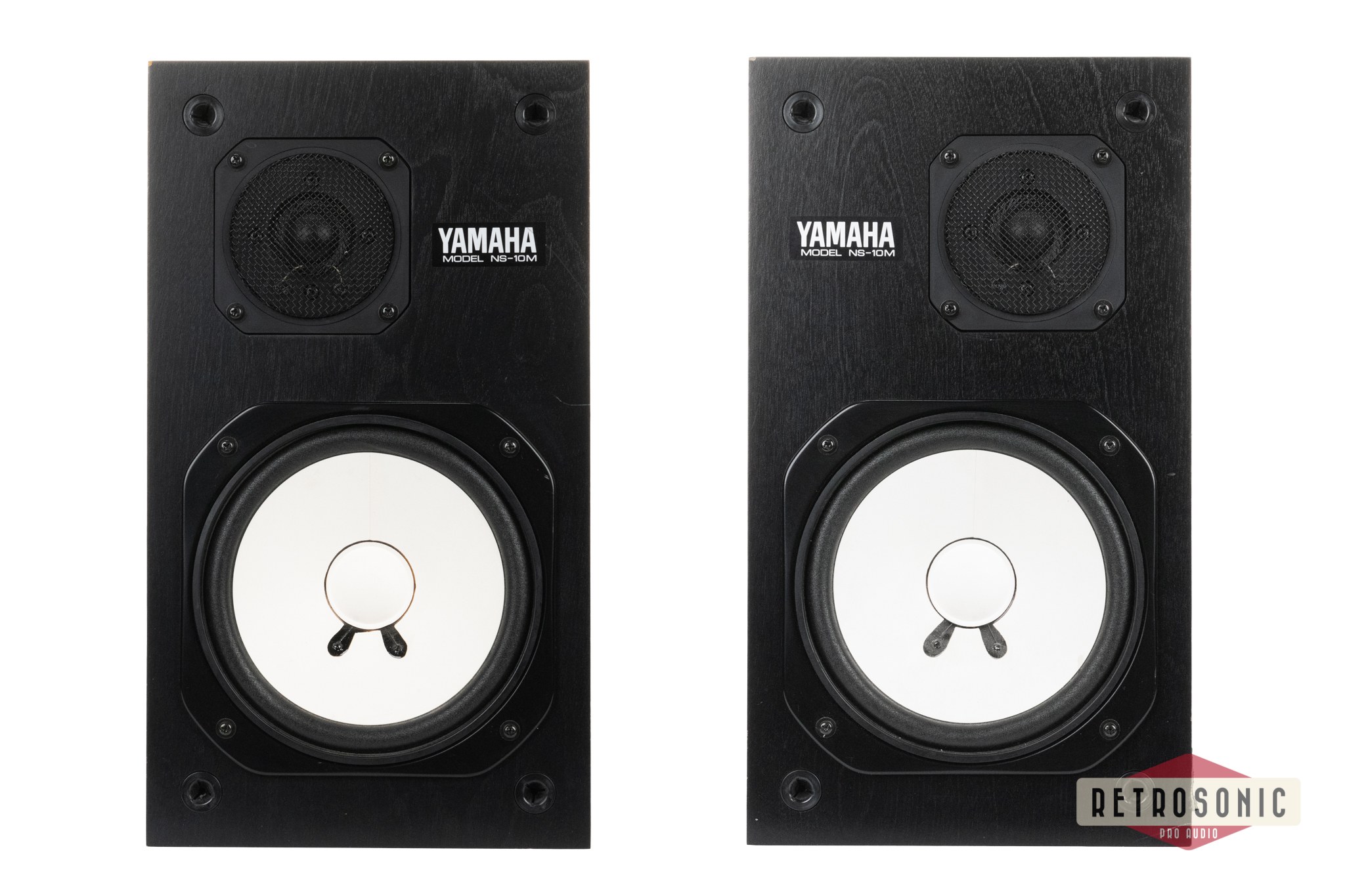 Yamaha NS10M Nearfield Monitor pair with front grilles