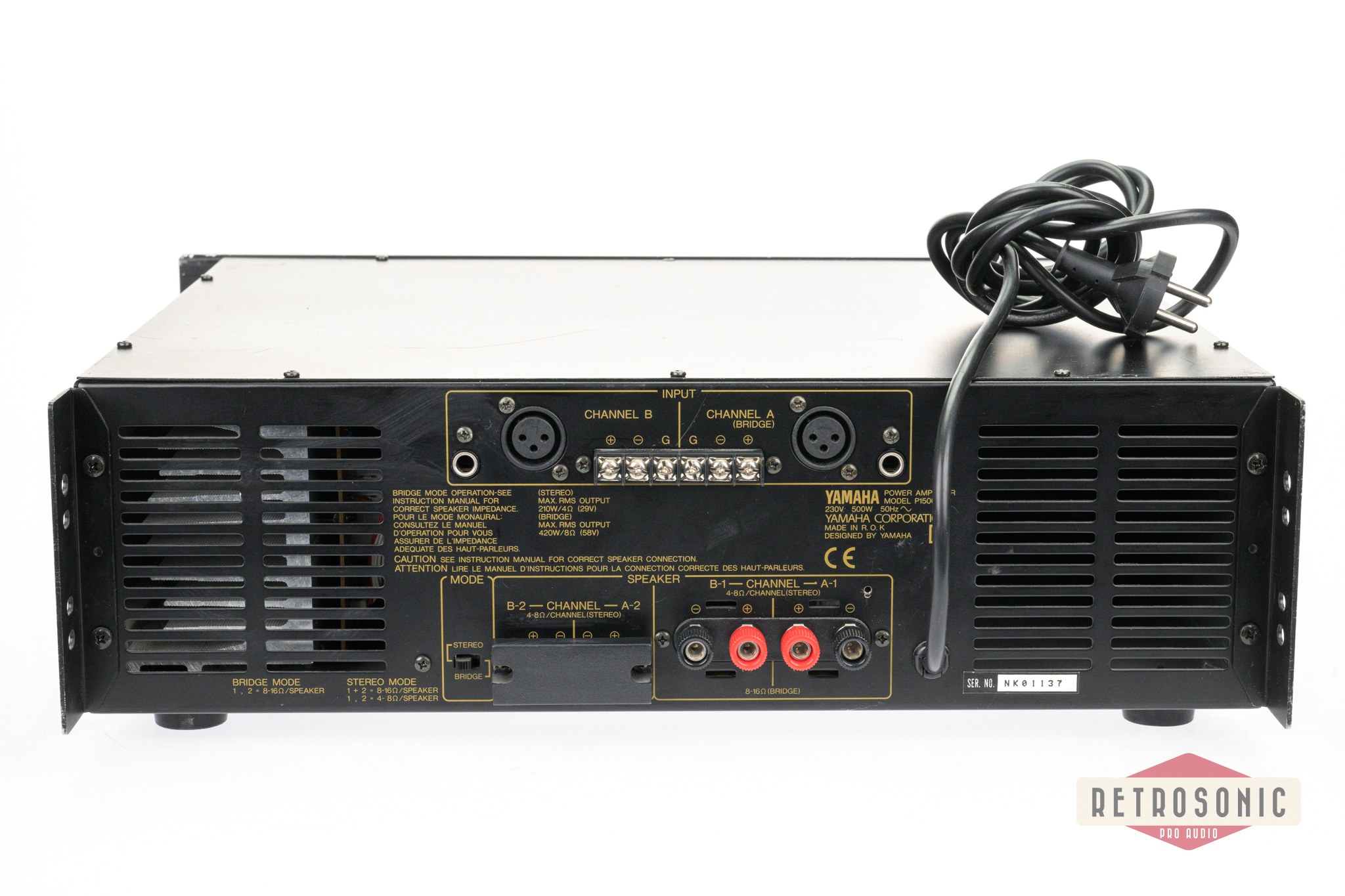 Yamaha P1500 Amplifier