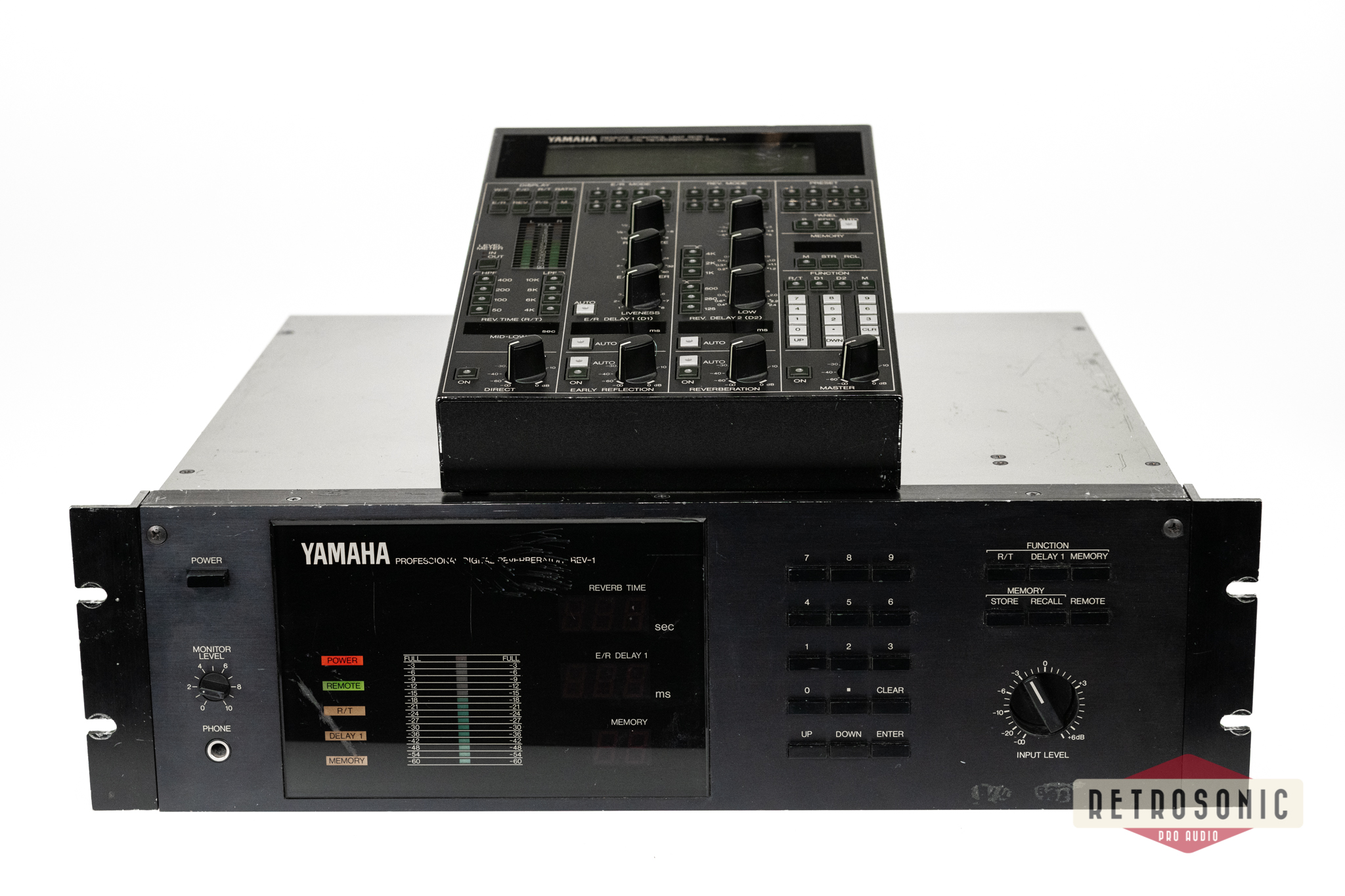 Yamaha REV 1 Pro Reverb with RCR1 Remote Control