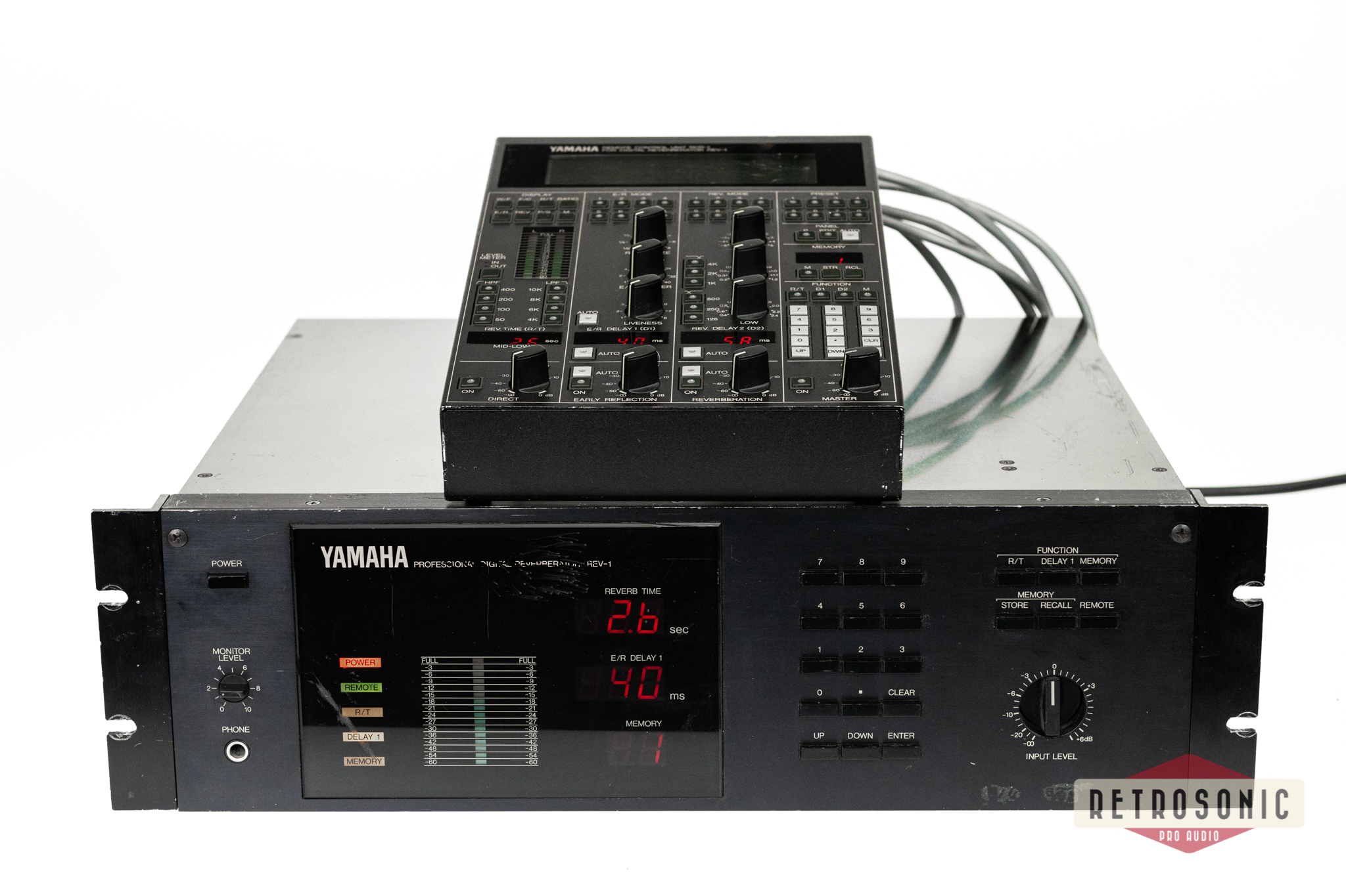 Yamaha REV 1 Pro Reverb with RCR-1 Remote Control